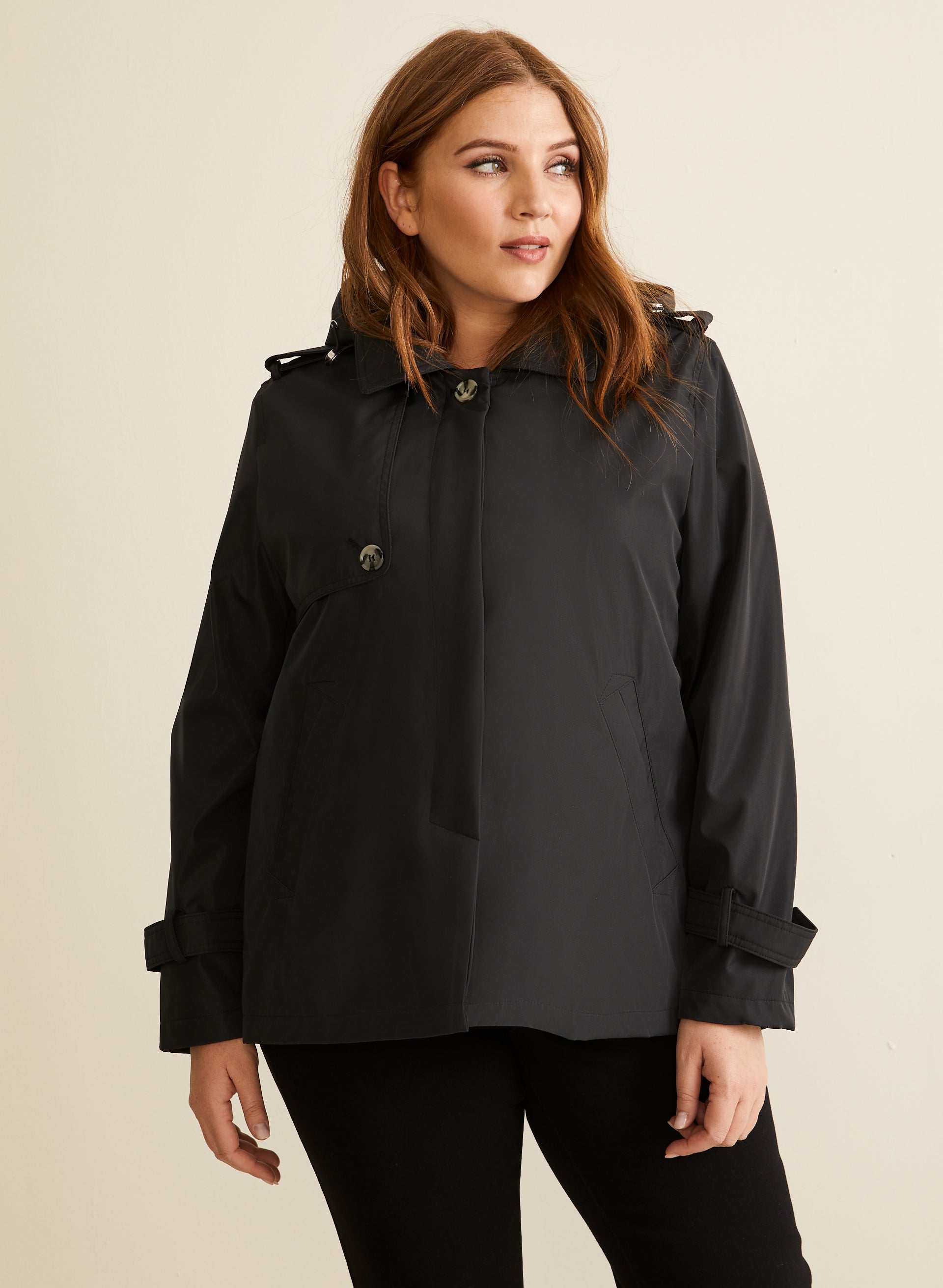 Hooded a line coat new arrivals