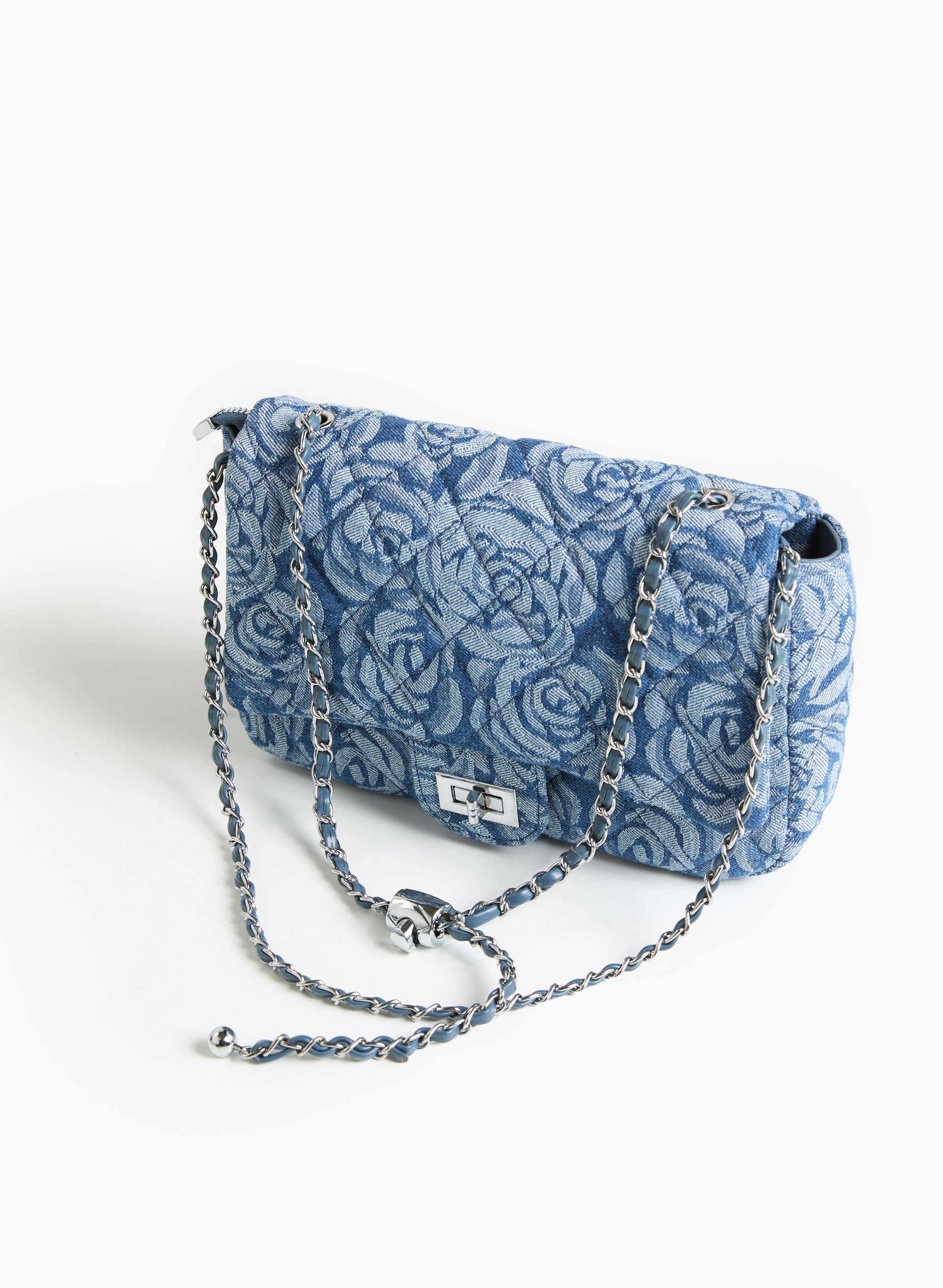 Rose Motif Crossbody Bag