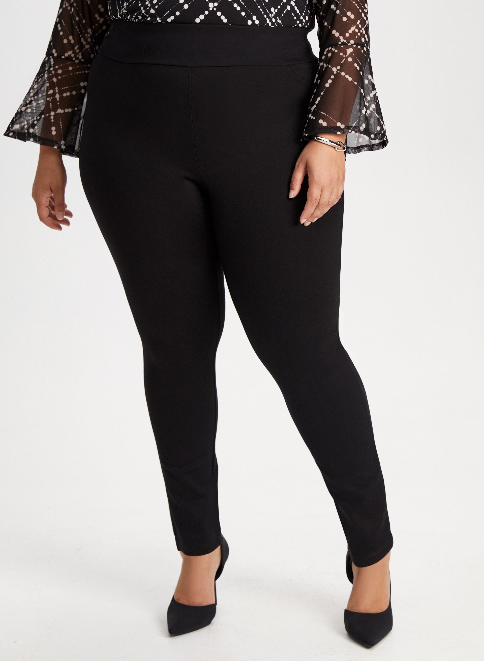 Pull-On Legging Pants In Petite Sculpt-Her™ Collection - Black