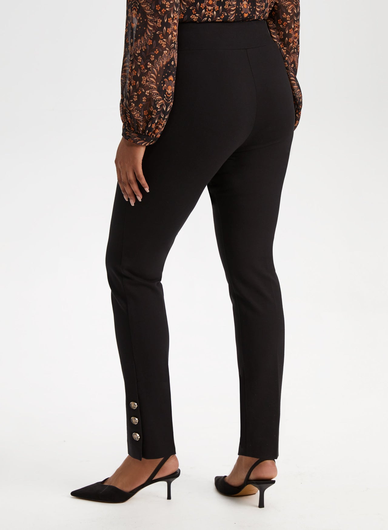 Cg Buckle And Button Detail Pants main image 1