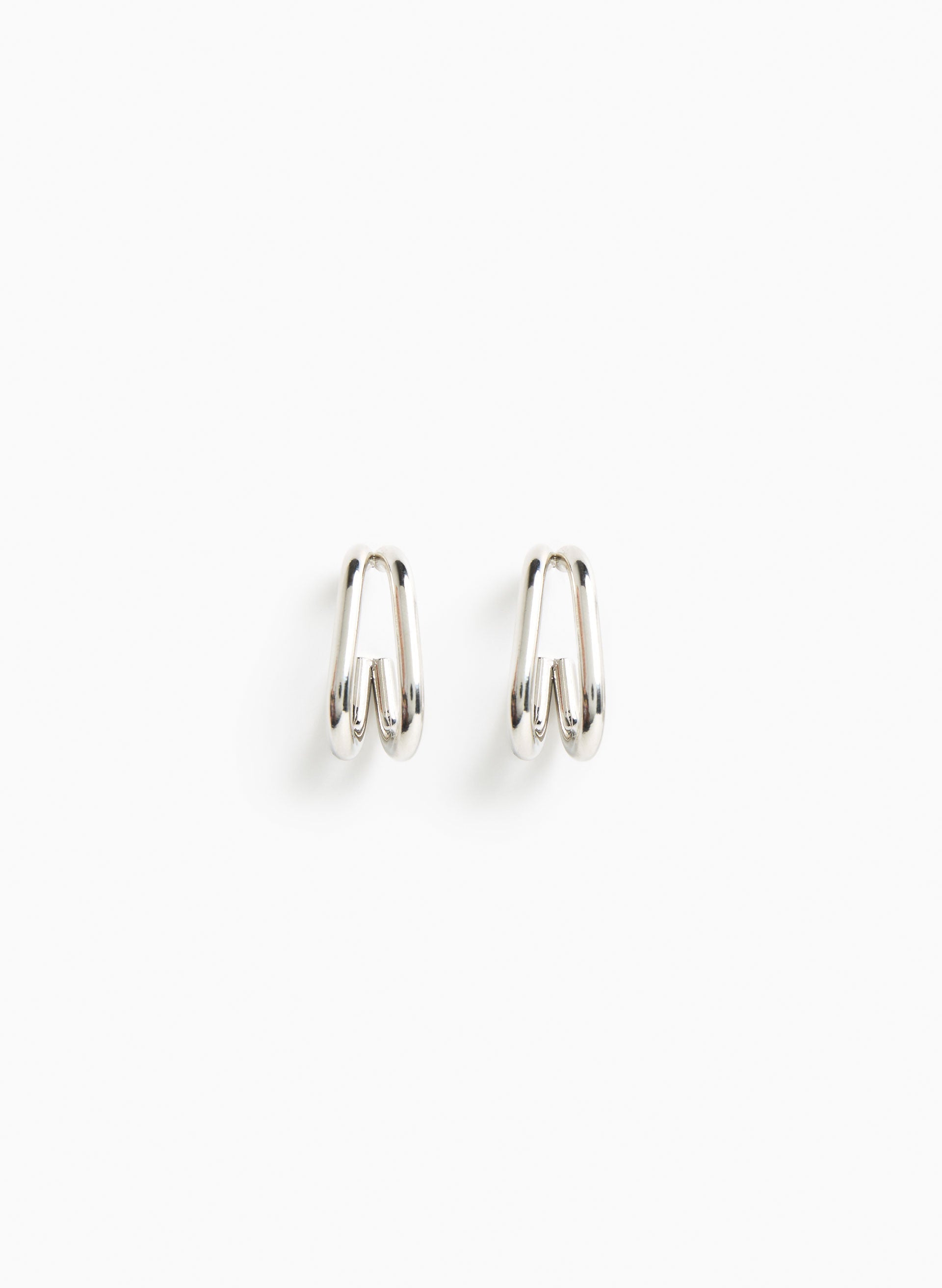 Double Row Hoop Earrings