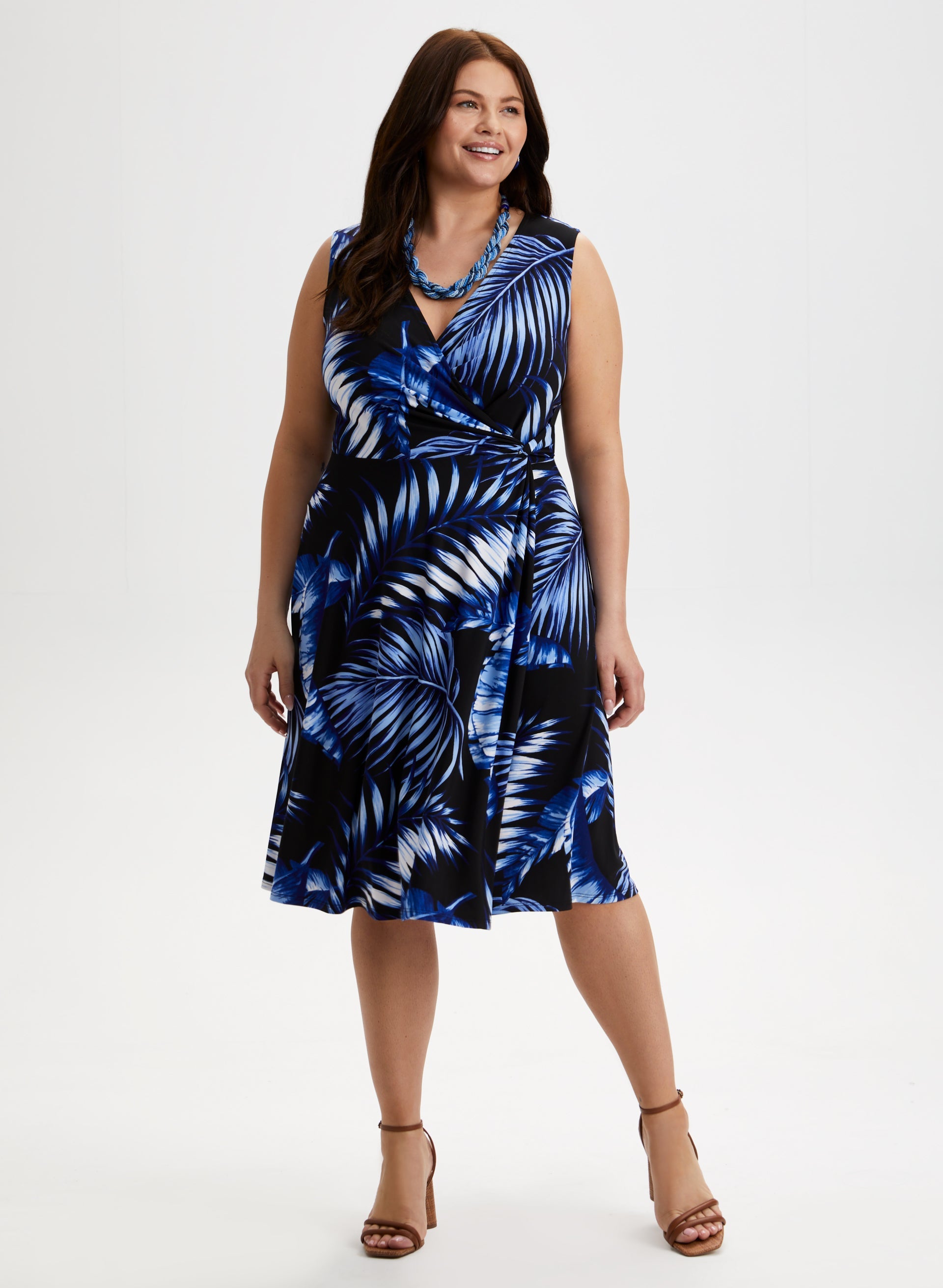 Blue leaf dress discount