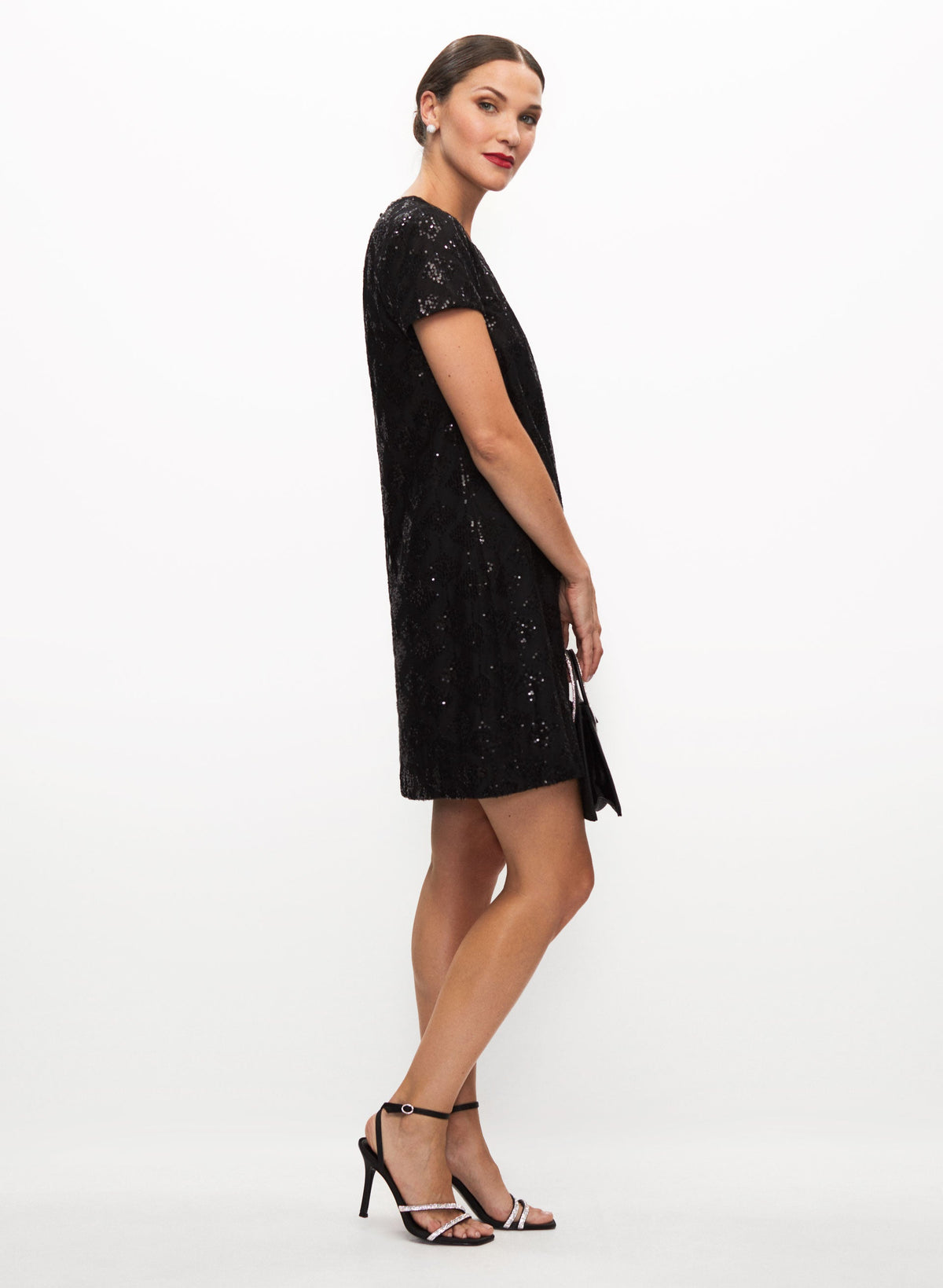 earrings for black sequin dress & Stud Accessorize Size:8 REG department::Dresses thick strap prom dresses