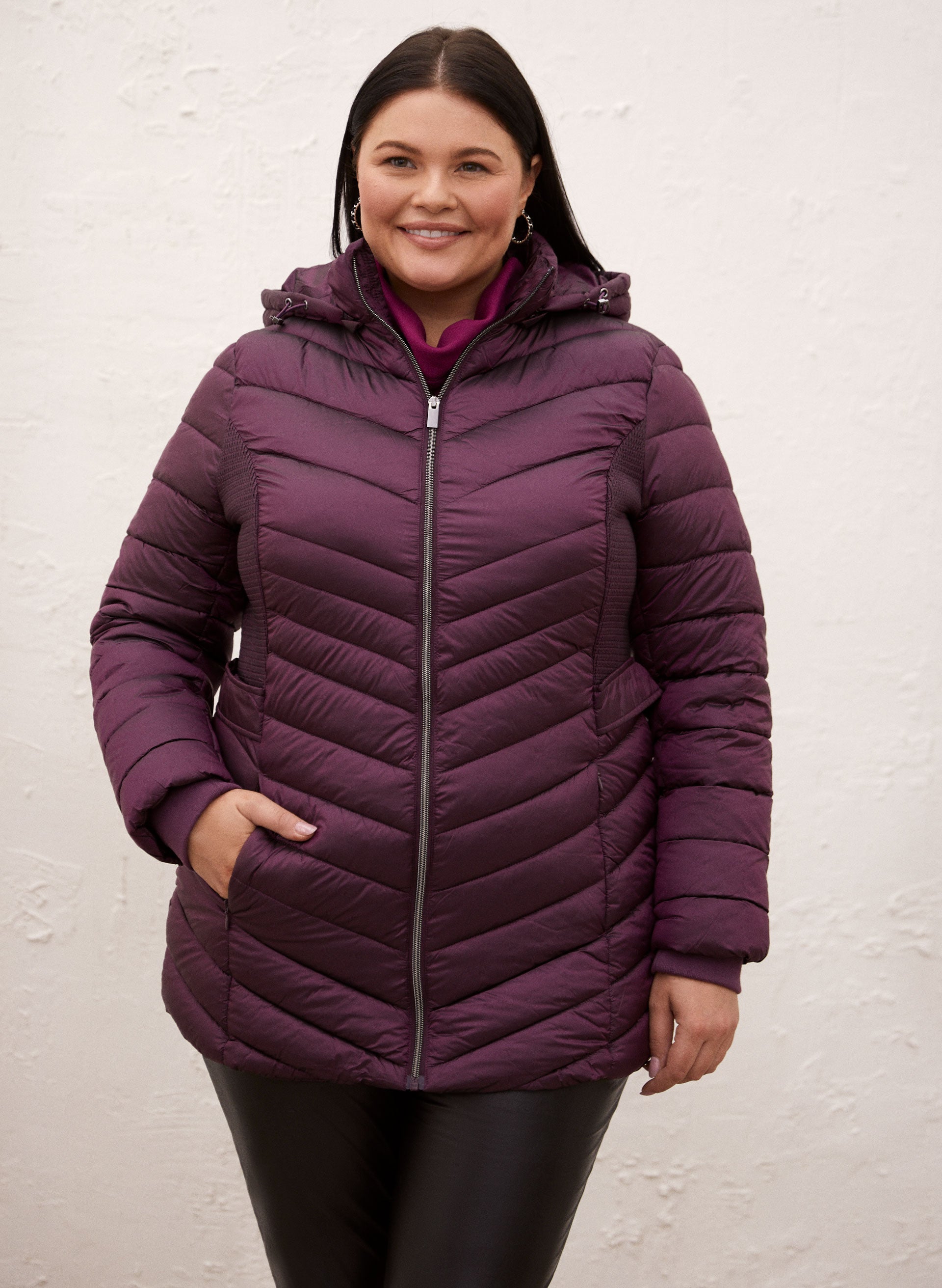 Quilted Vegan Down Coat