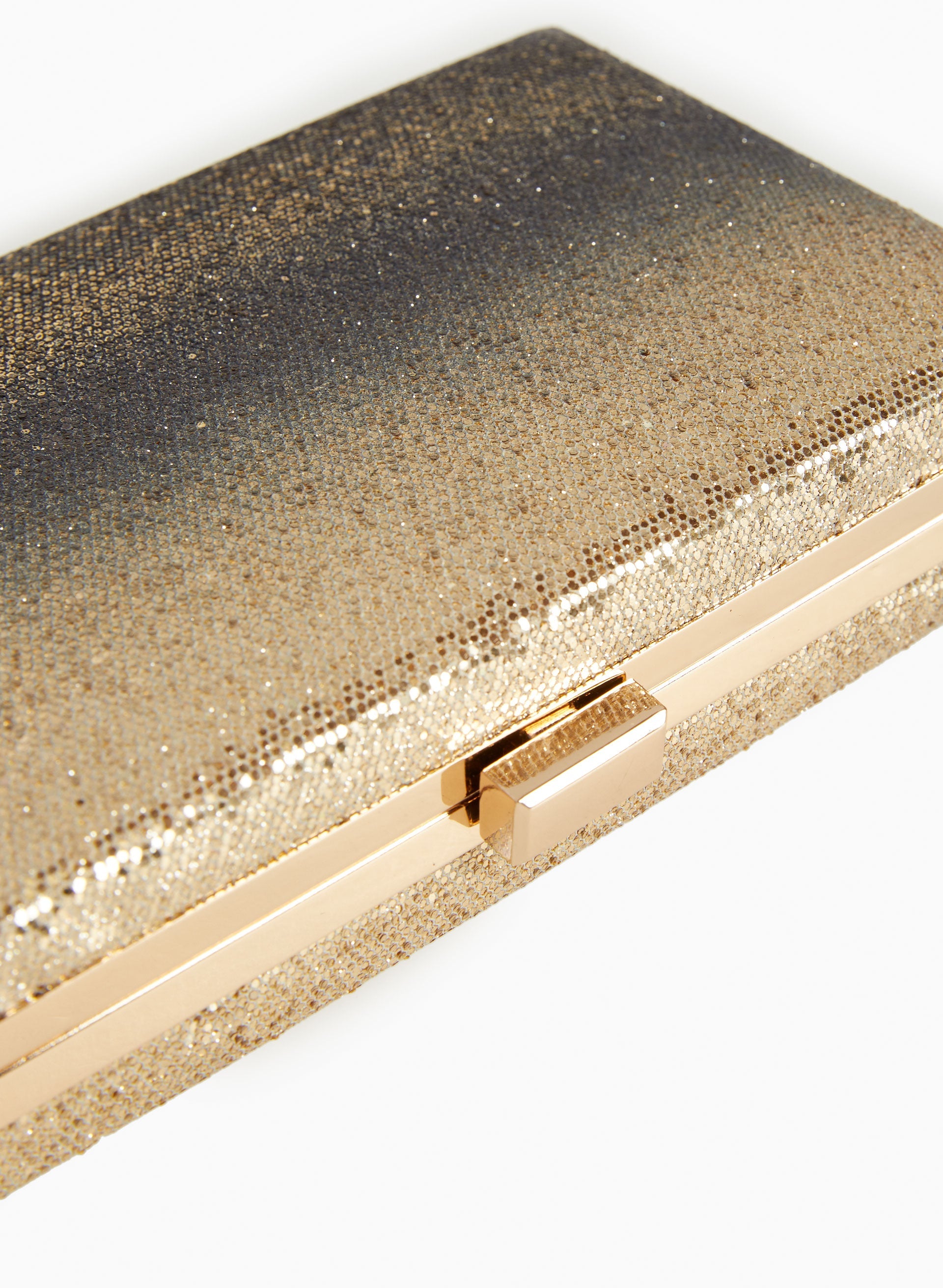Laura Women s Synthetic Sequin Detail Clutch in Gold Size 0