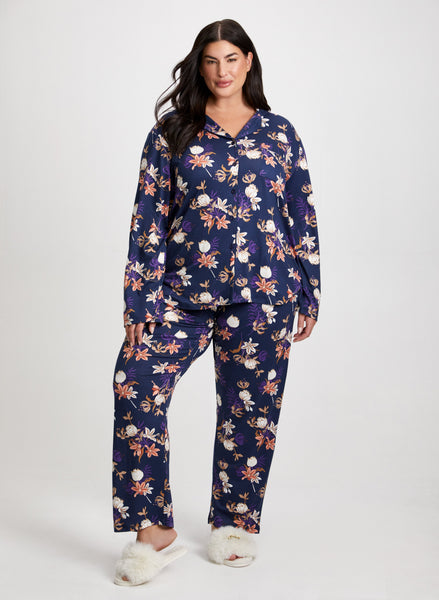 【I AM MARI】Myuteurin Toile Flower Pajama Set I AM MARI】Myuteurin Toile Flower Pajama Set ルームウェア