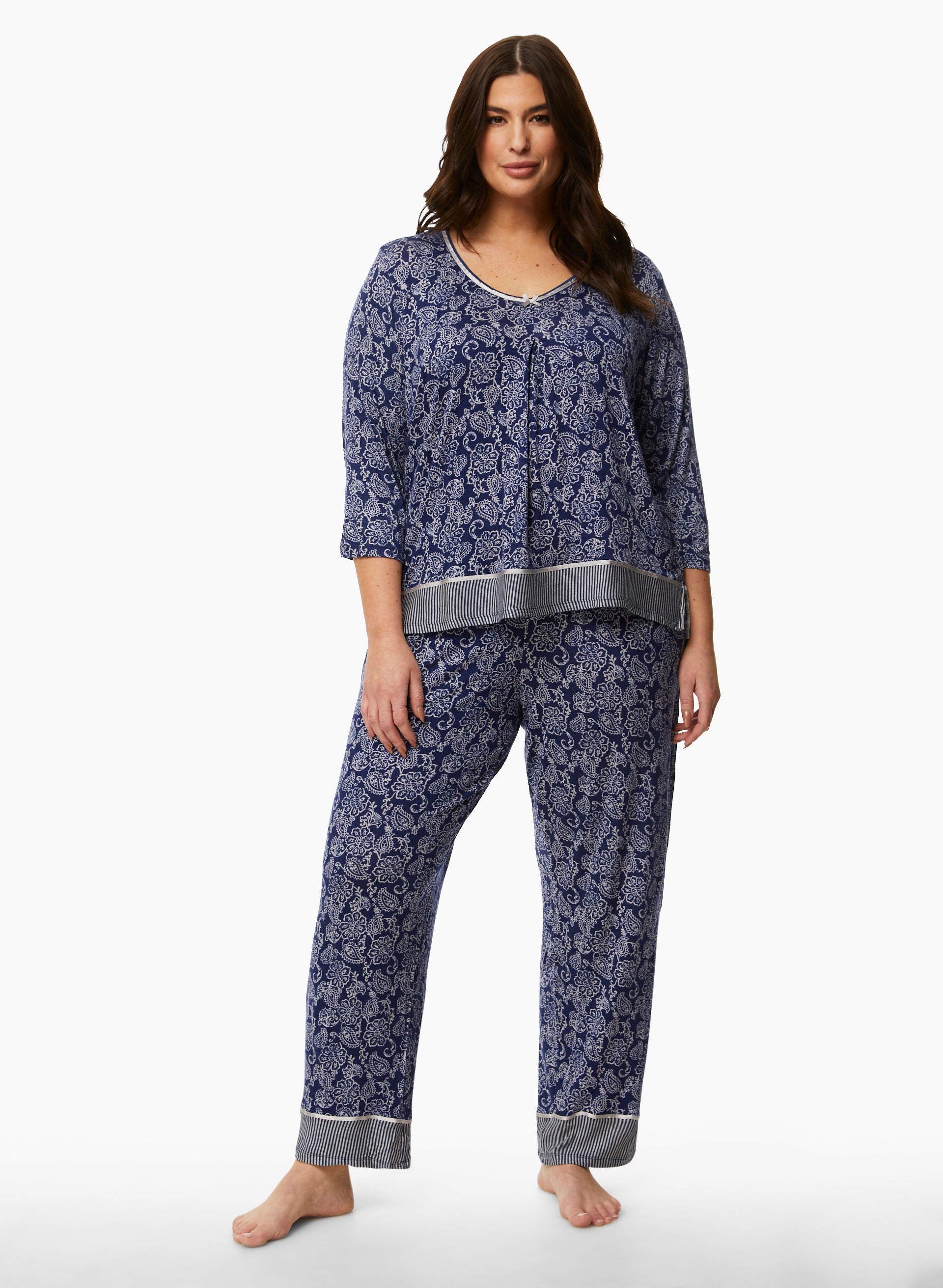 Paisley Print Pyjama Set