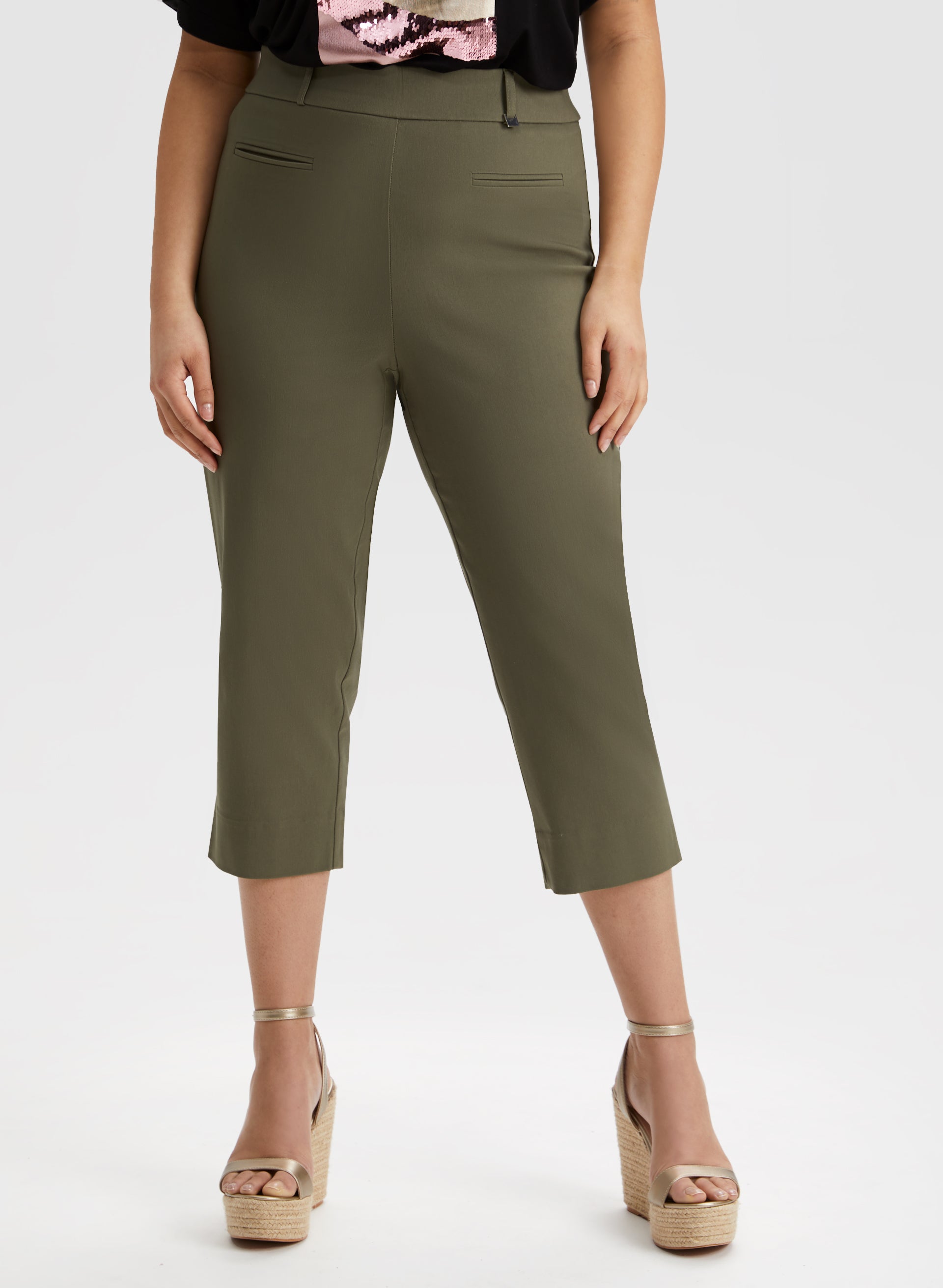 Macys plus capris hotsell