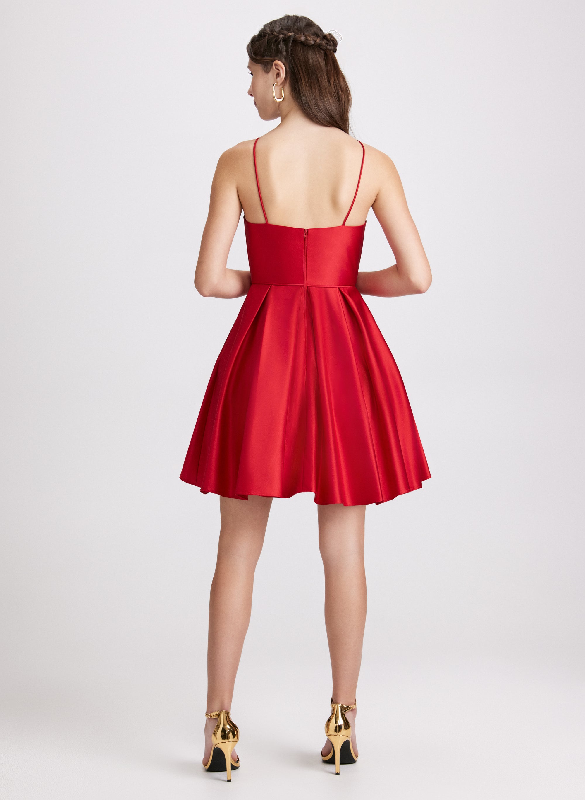Geometric Collar Dress