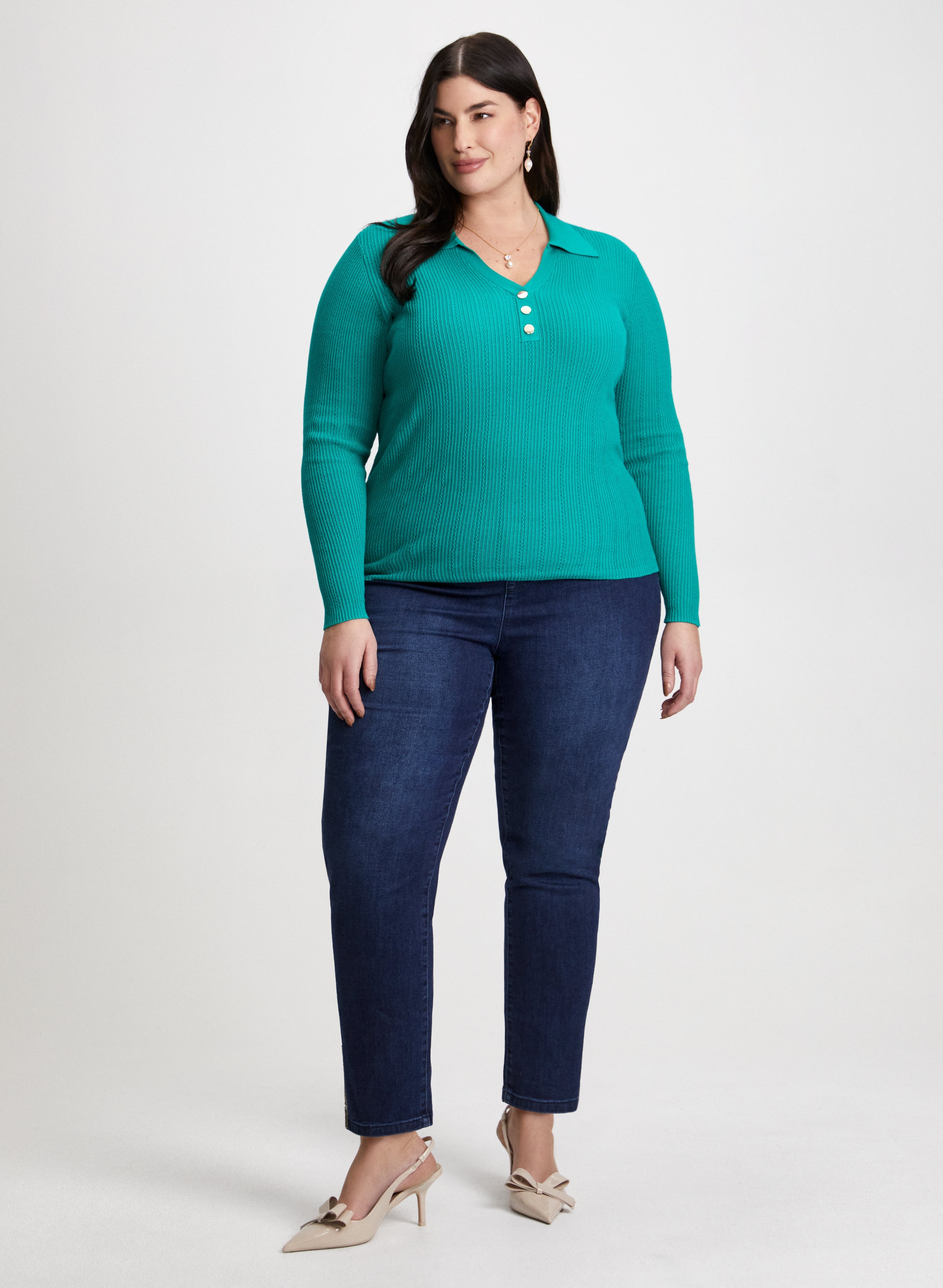 Jean shirt with sweater shop