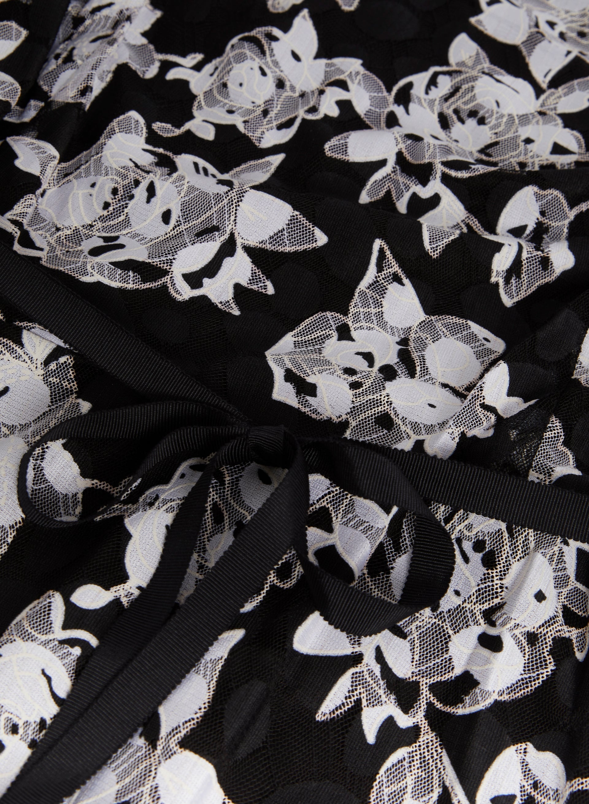 Black floral belt deals