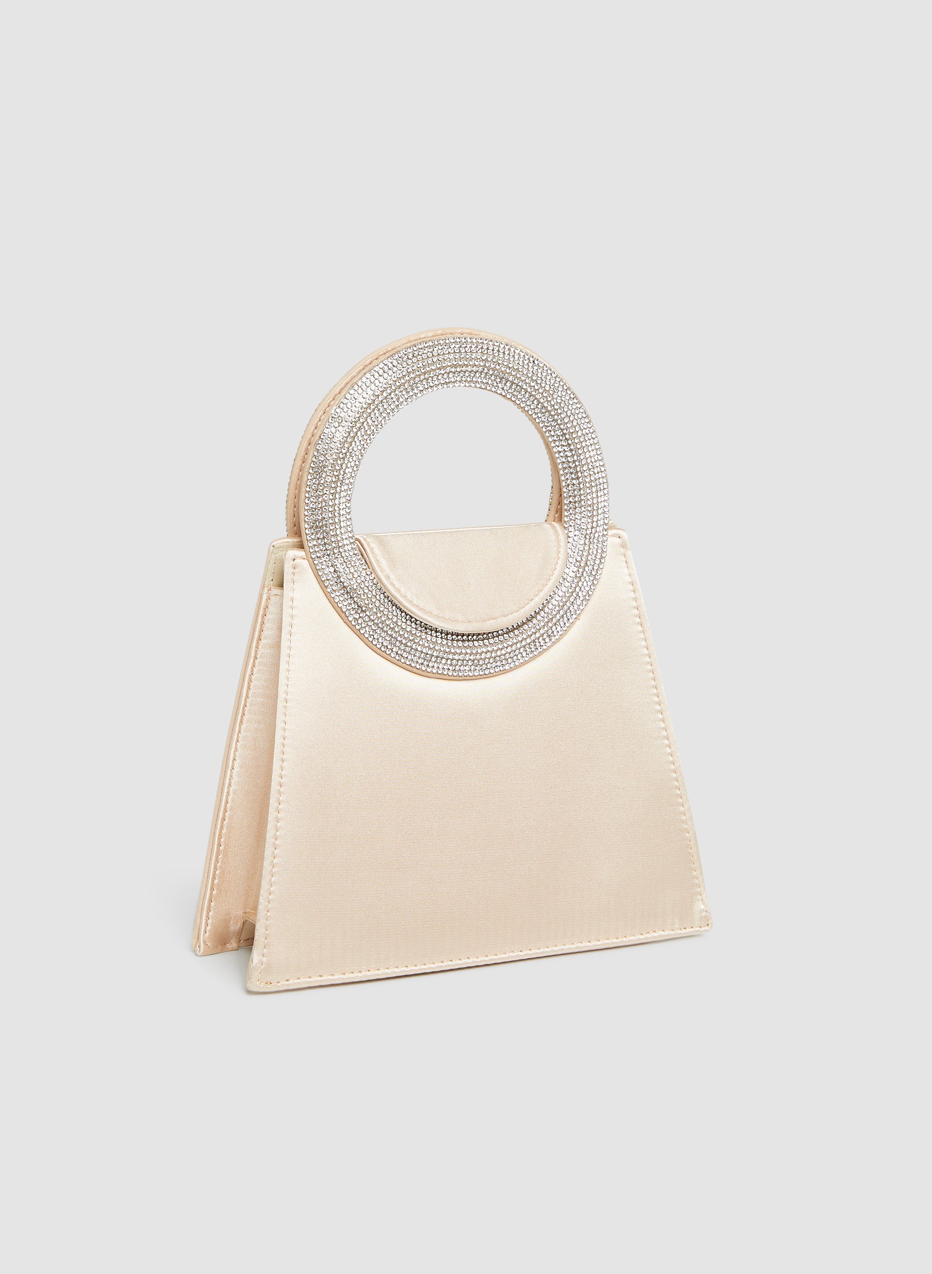 White clutch bag with handle cheap