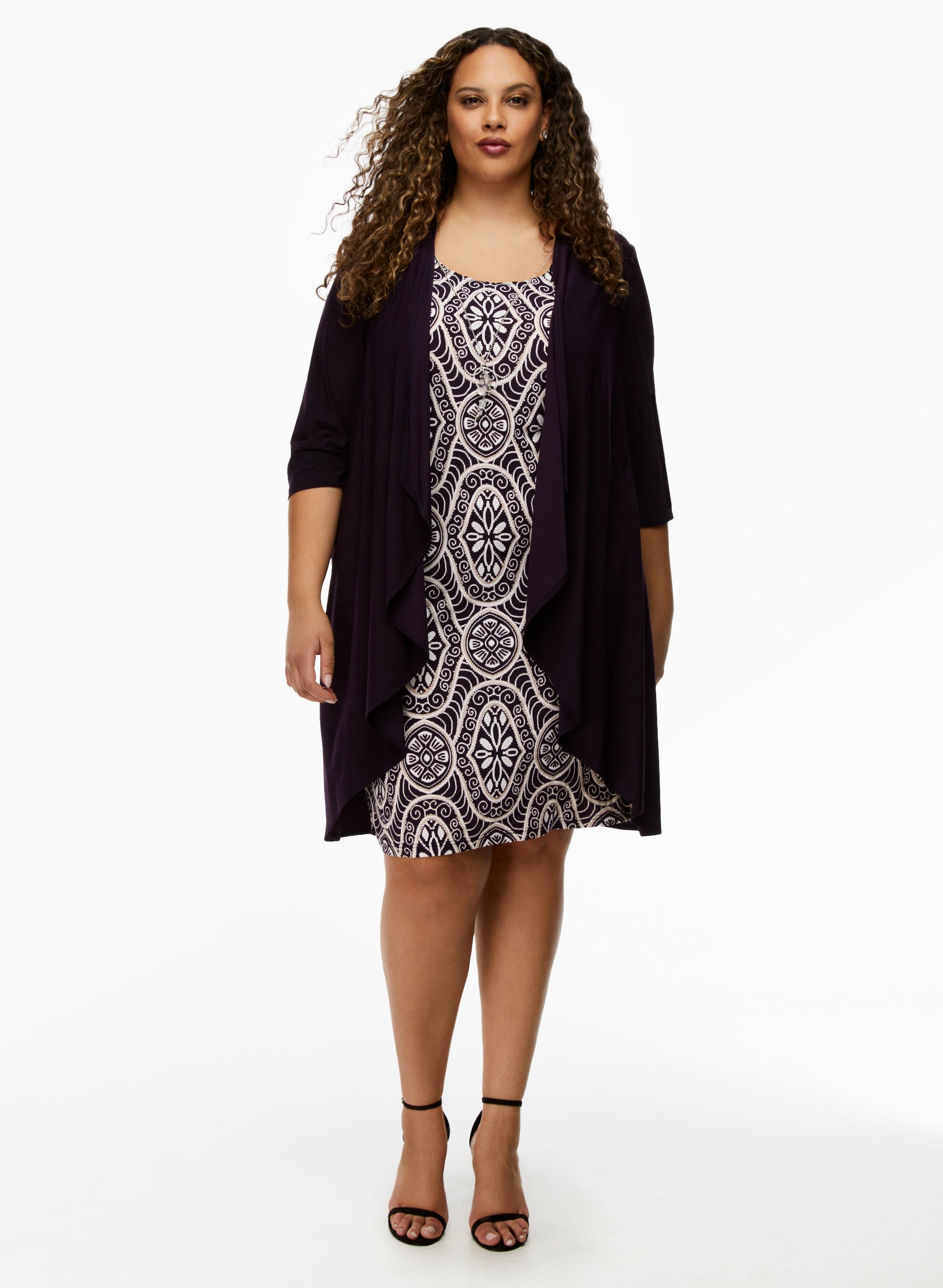 Dress and cardigan set sale