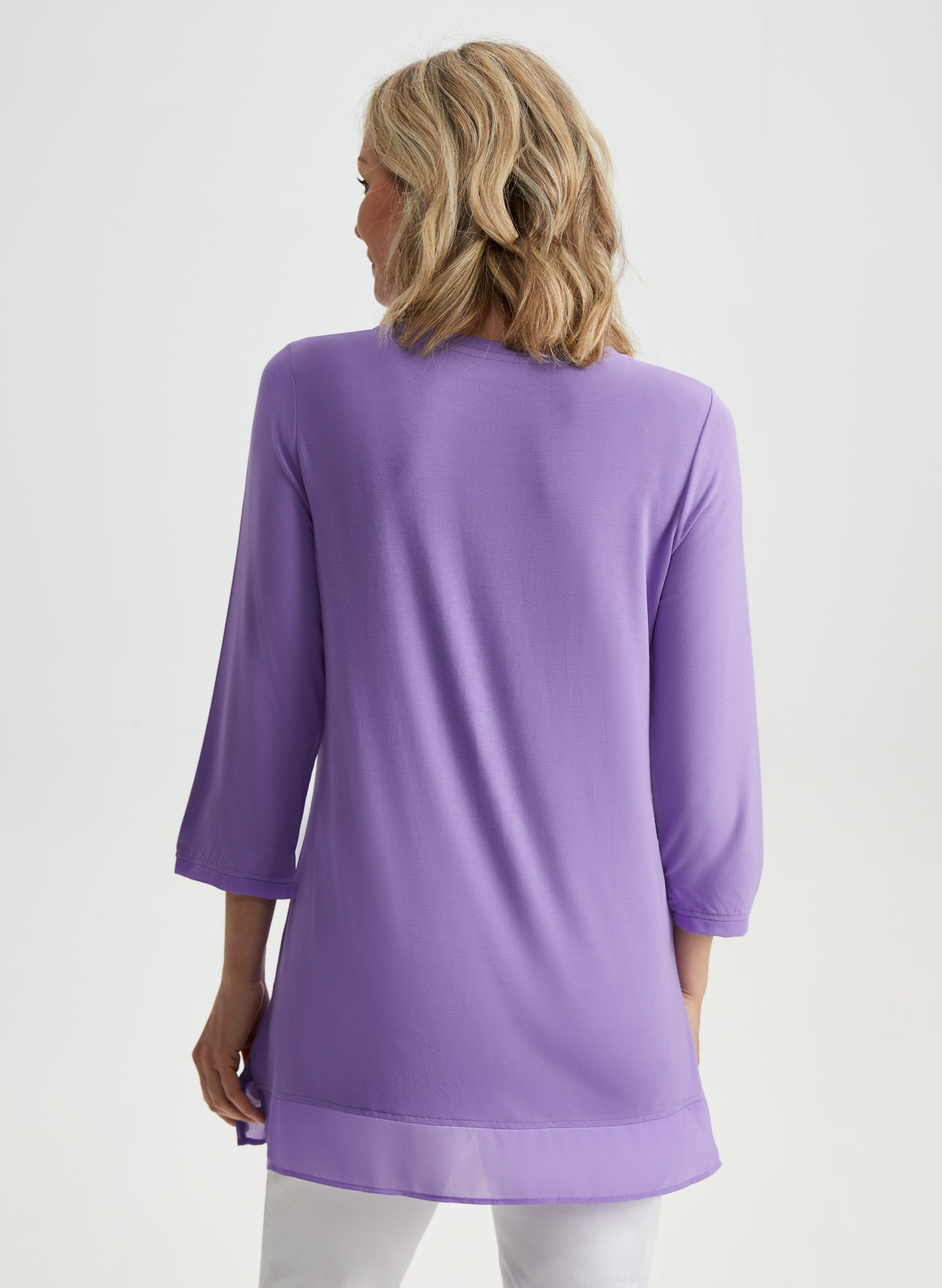 3/4 Sleeve Tunic Tee