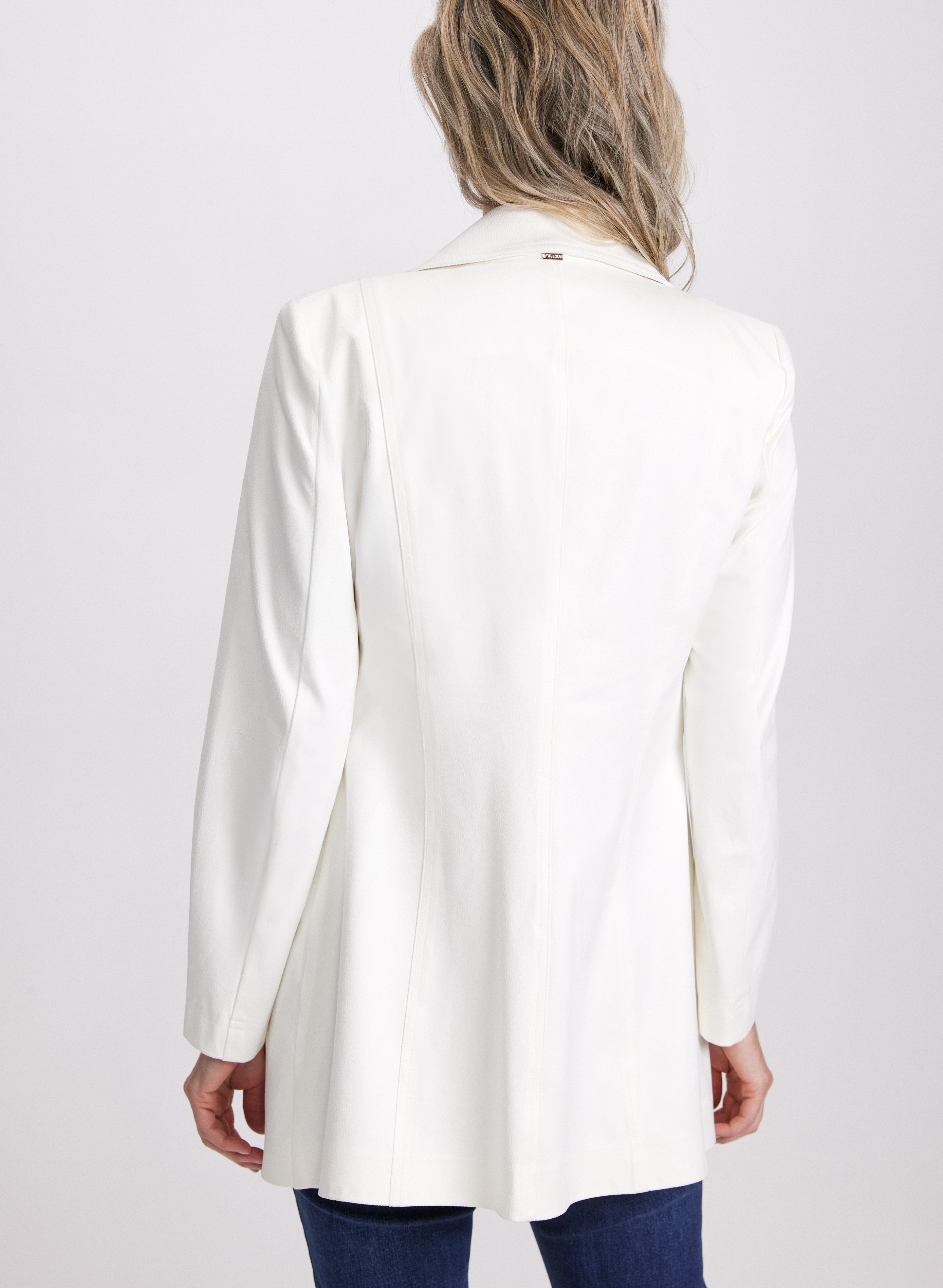 Long Zipper Trim Jacket