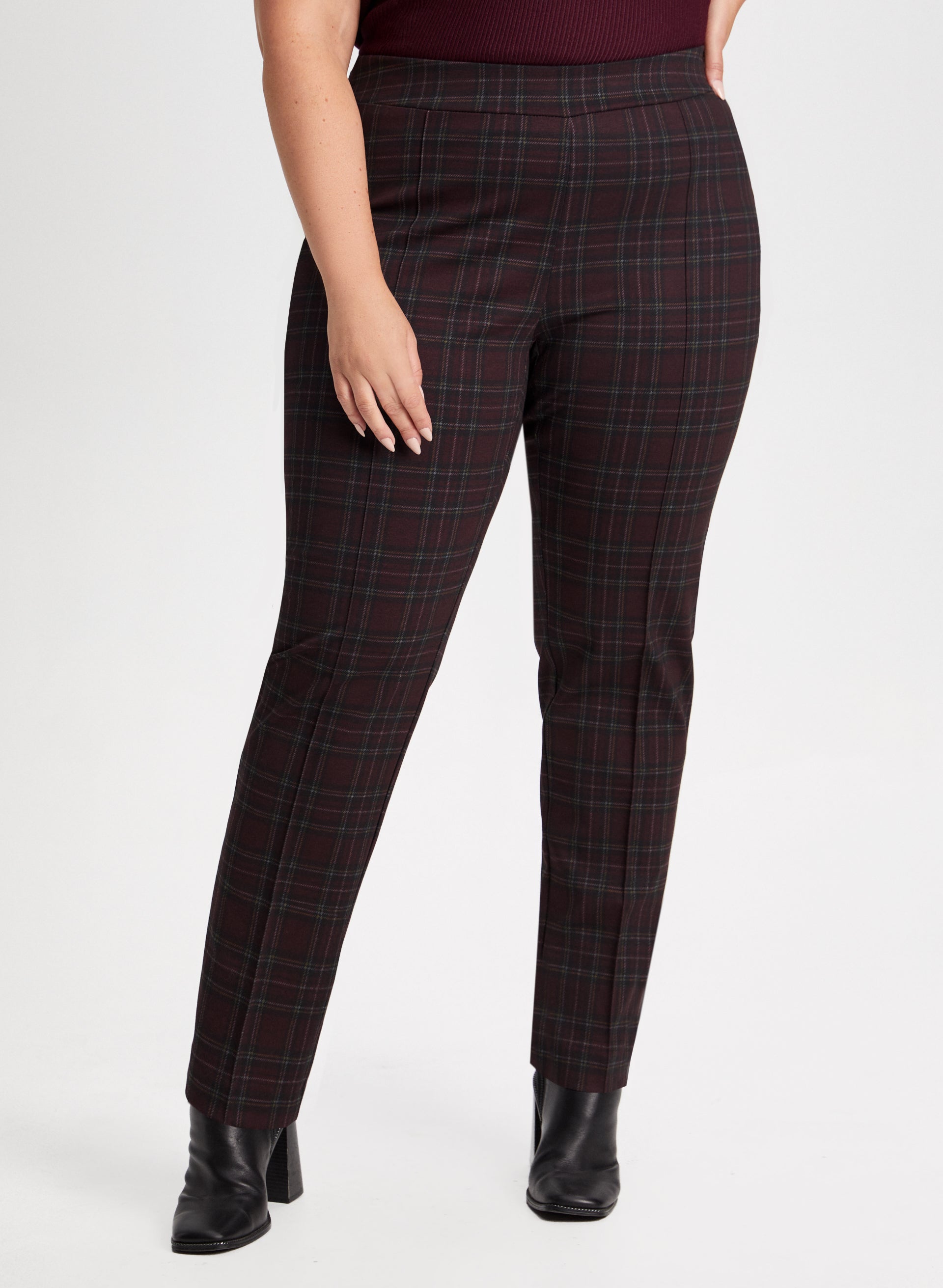 Pantalon motif ecossais 2025