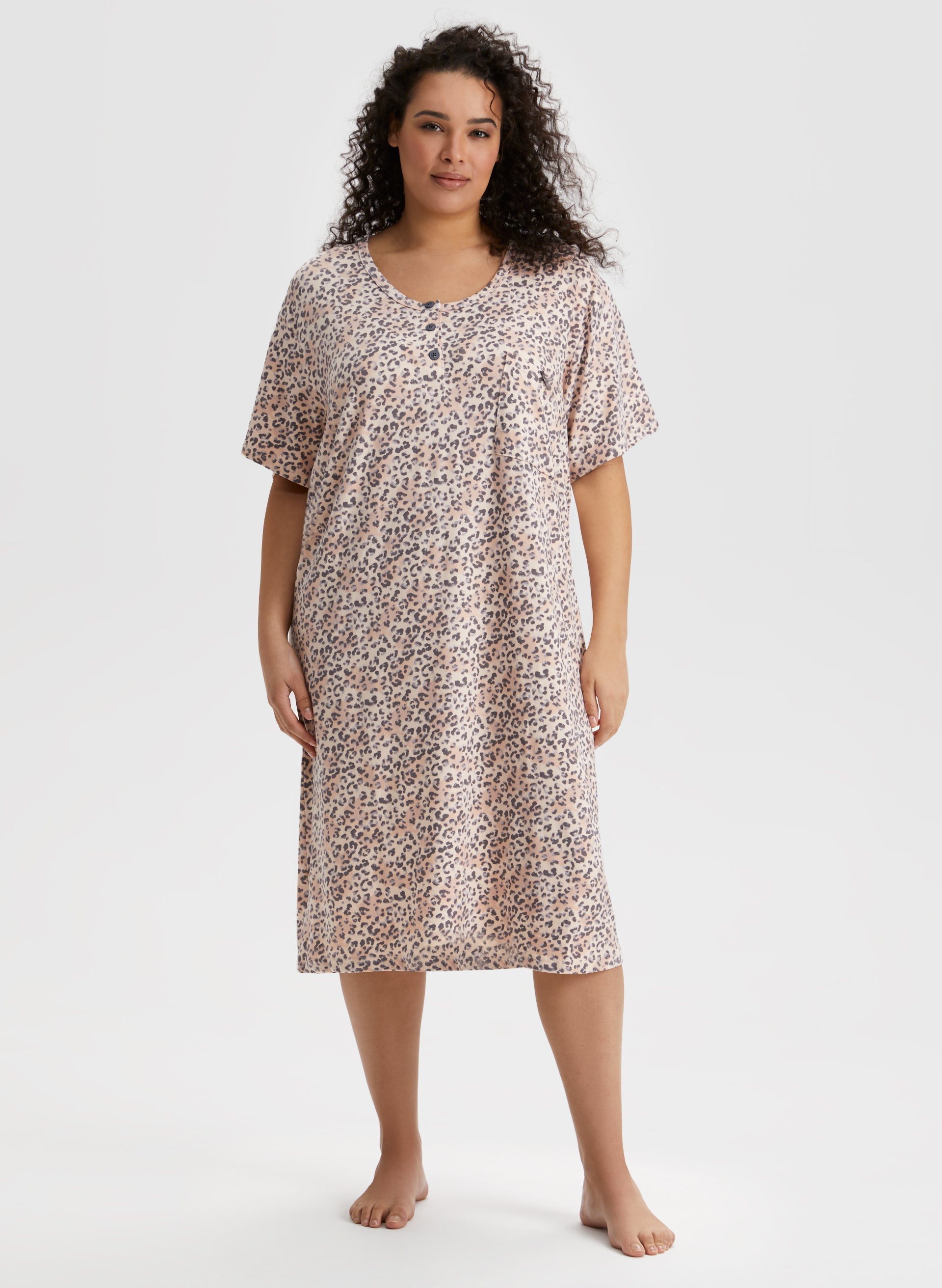 Animal Print Nightgown