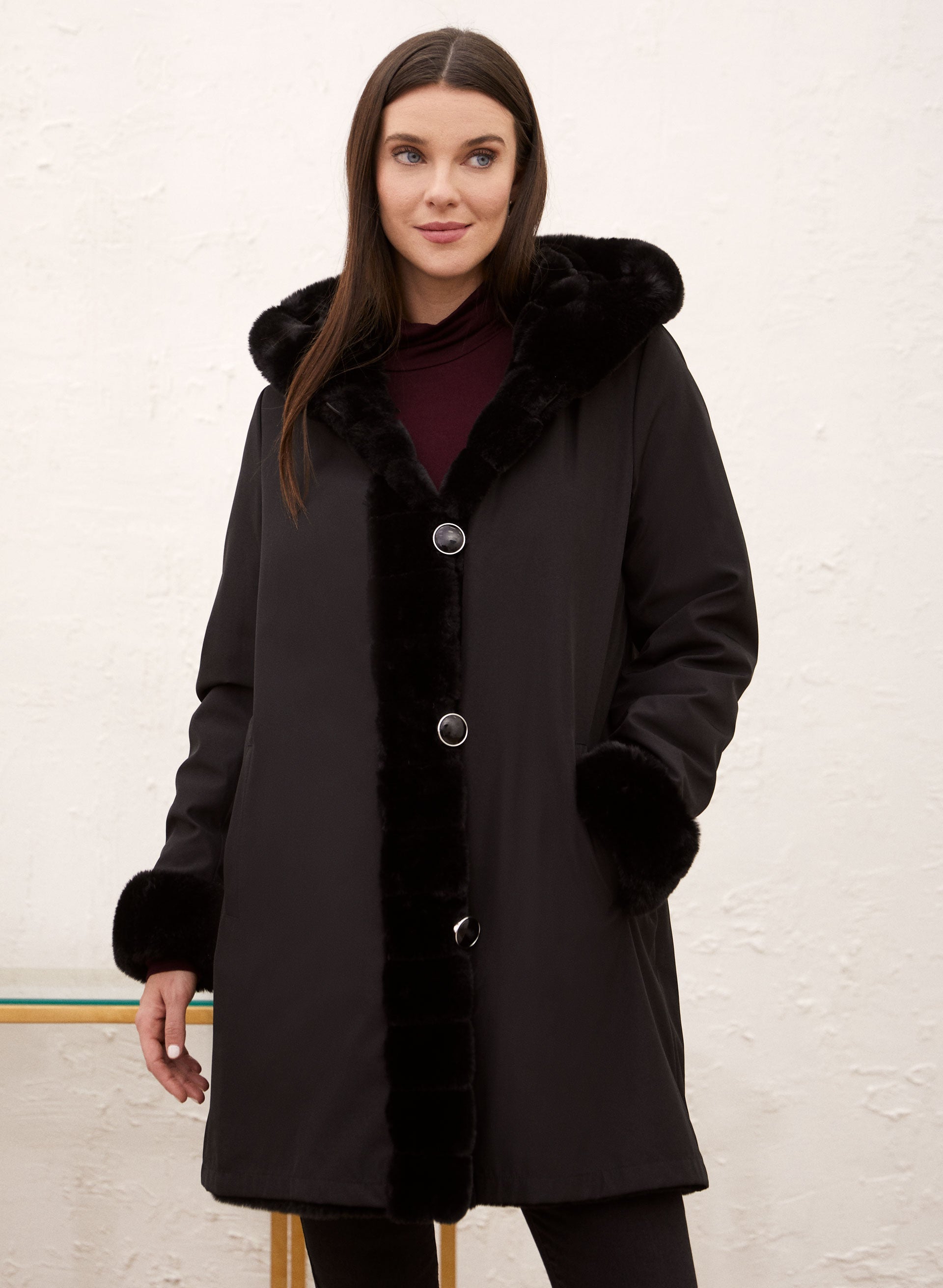 Nuage - Reversible Faux Fur Coat
