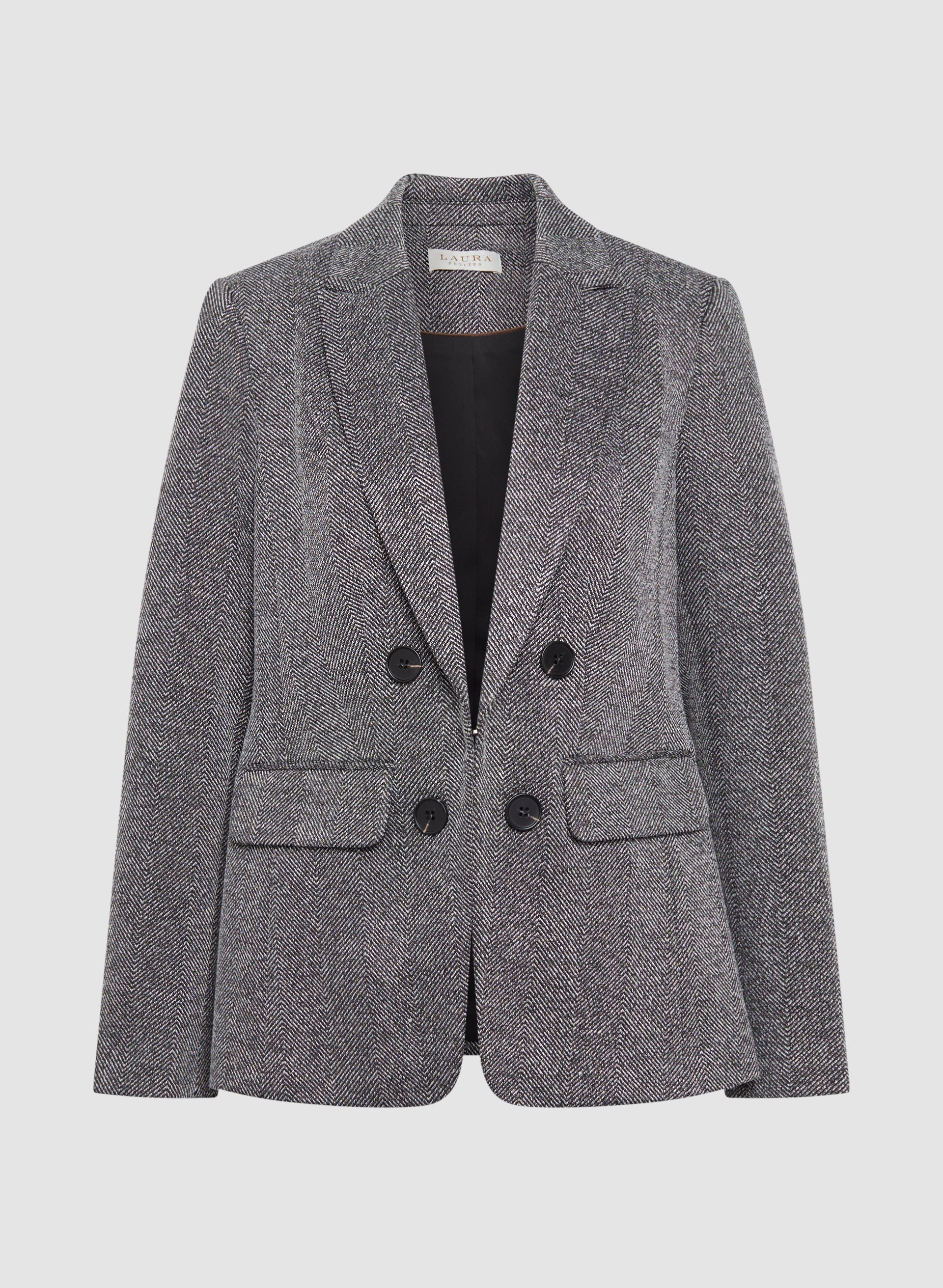 Herringbone pattern blazer sales