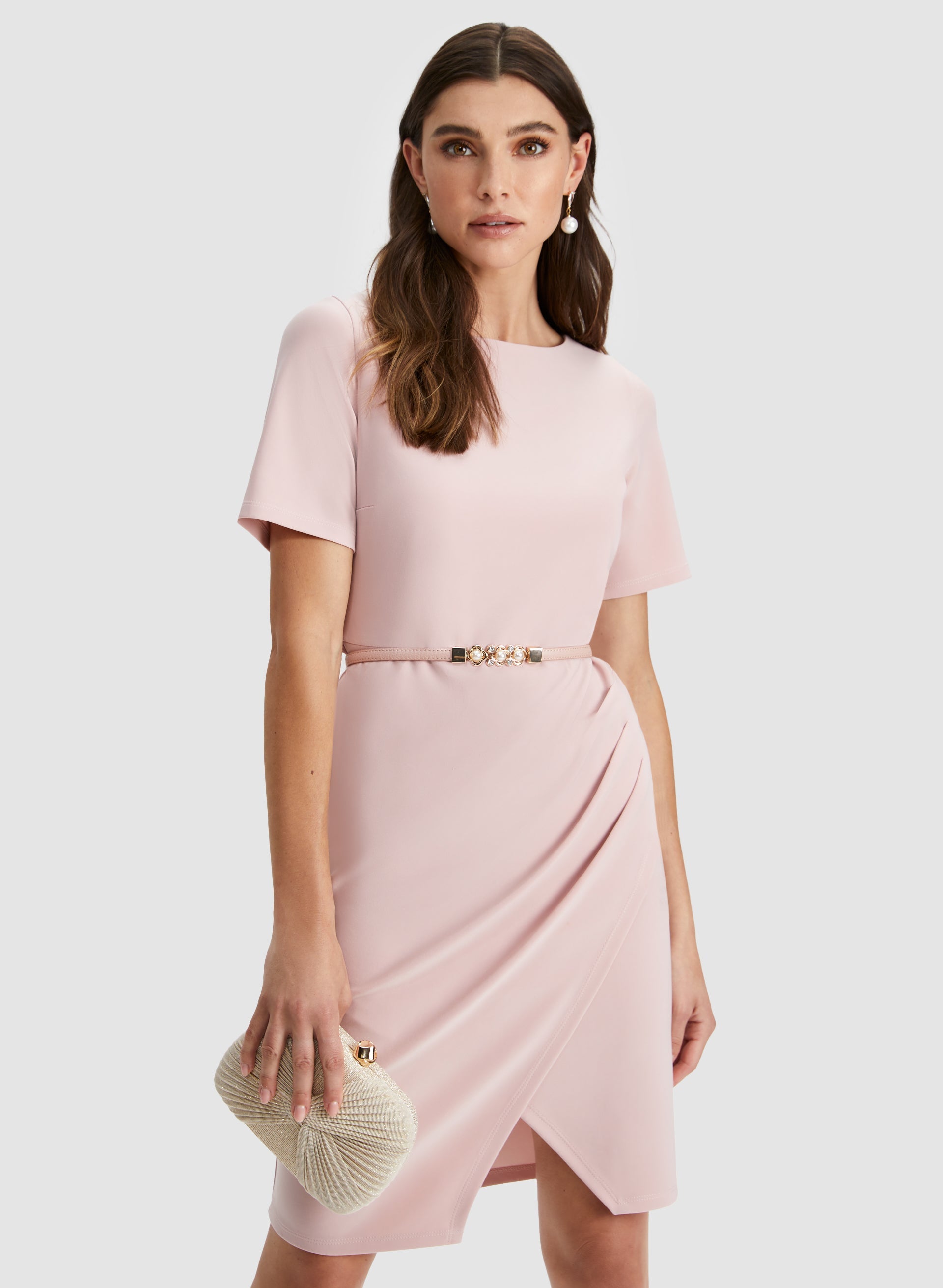 Belt for pink dress cheap