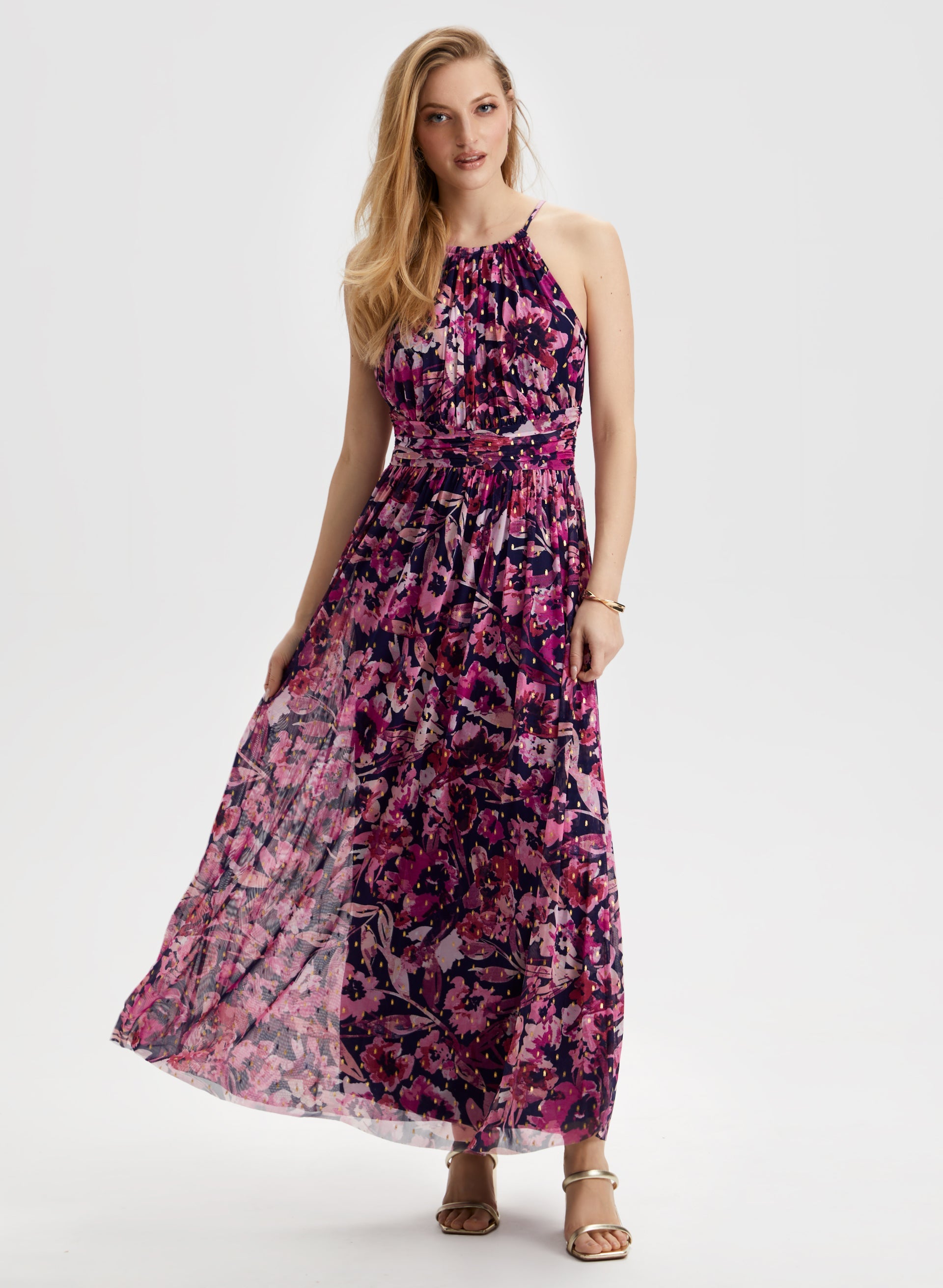 Together floral print maxi dress fashion