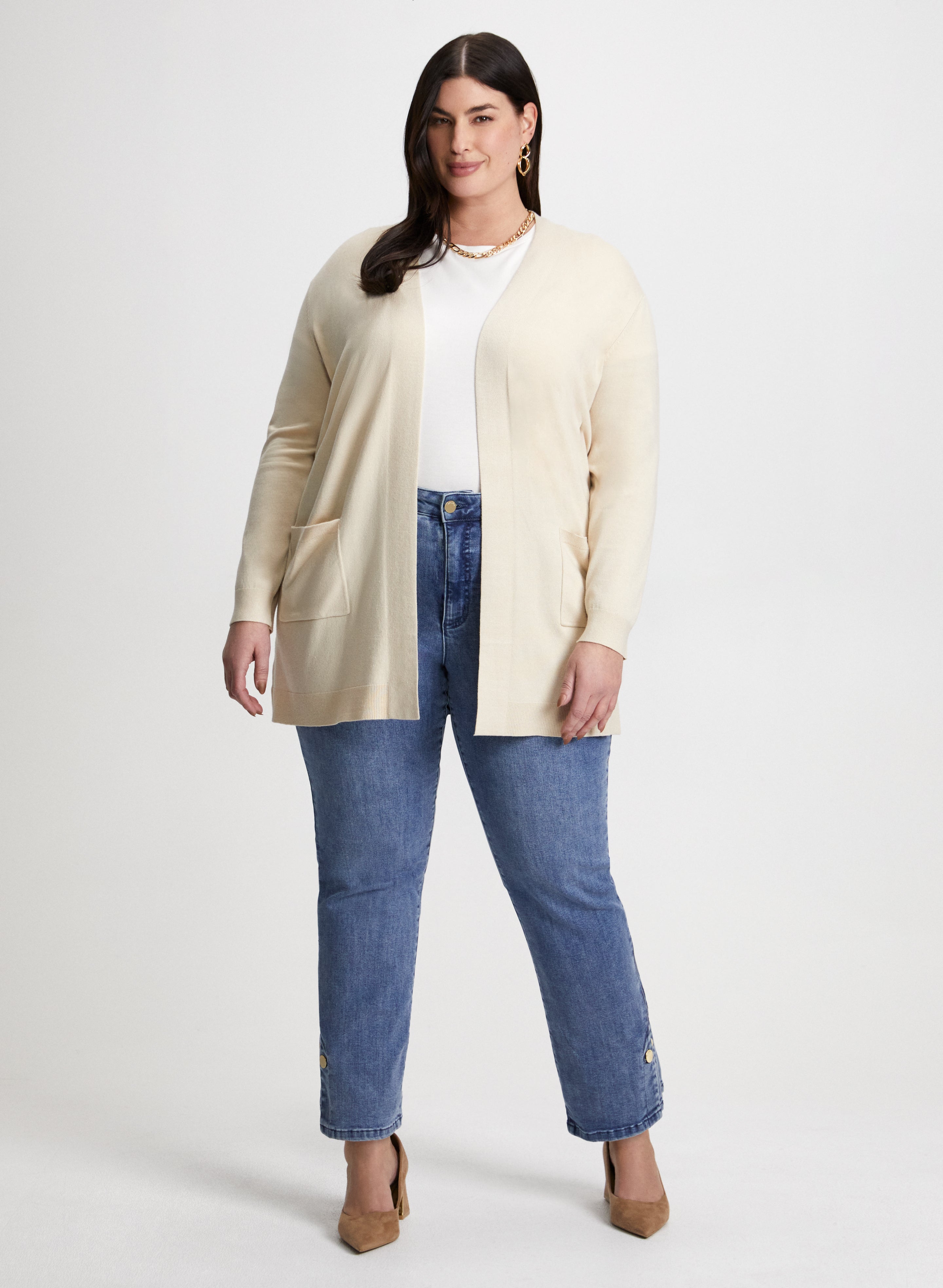 Medium length cardigan 2025