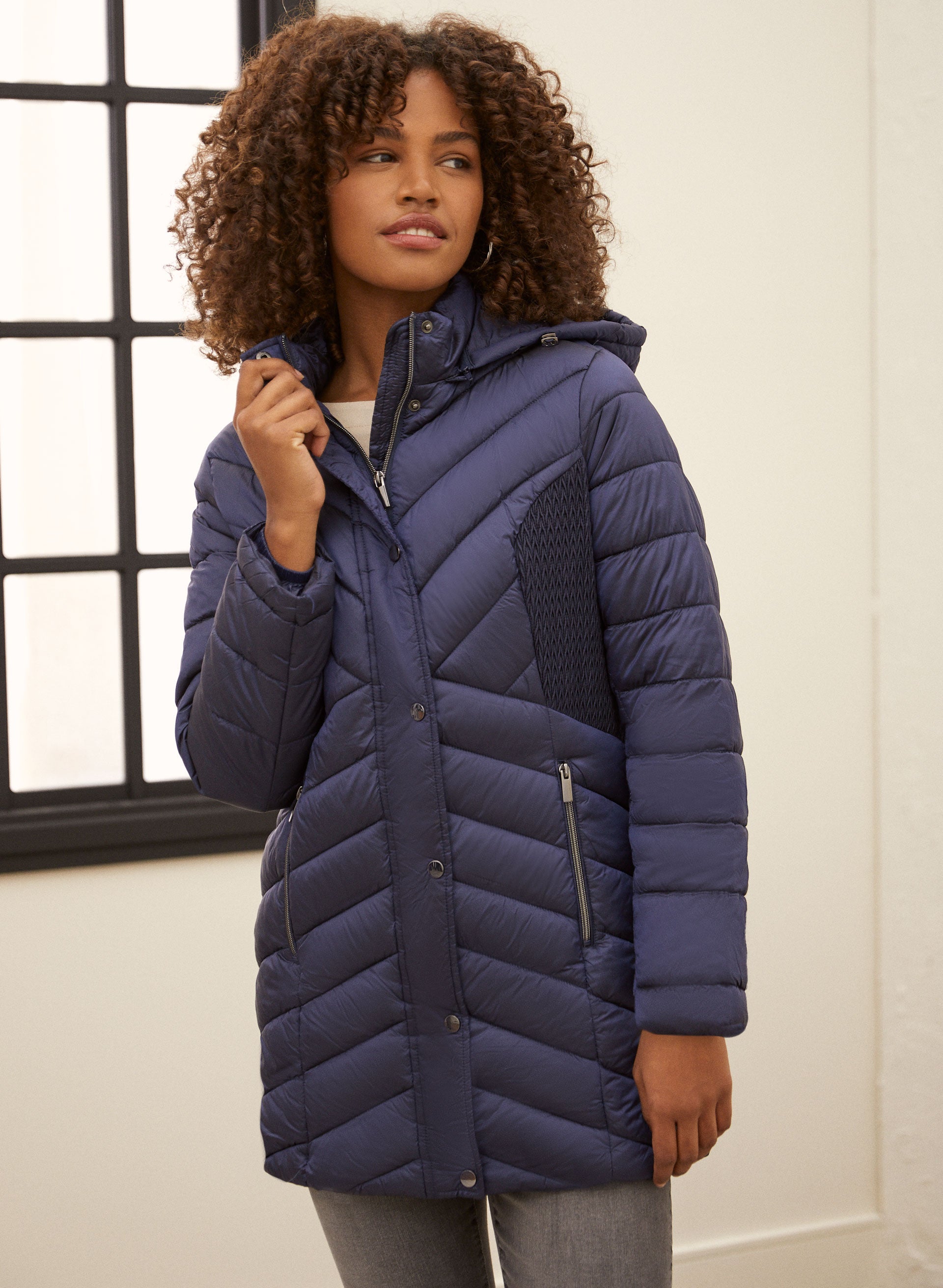 Melanie Lyne Vegan Down Quilted Coat St. Vital Centre