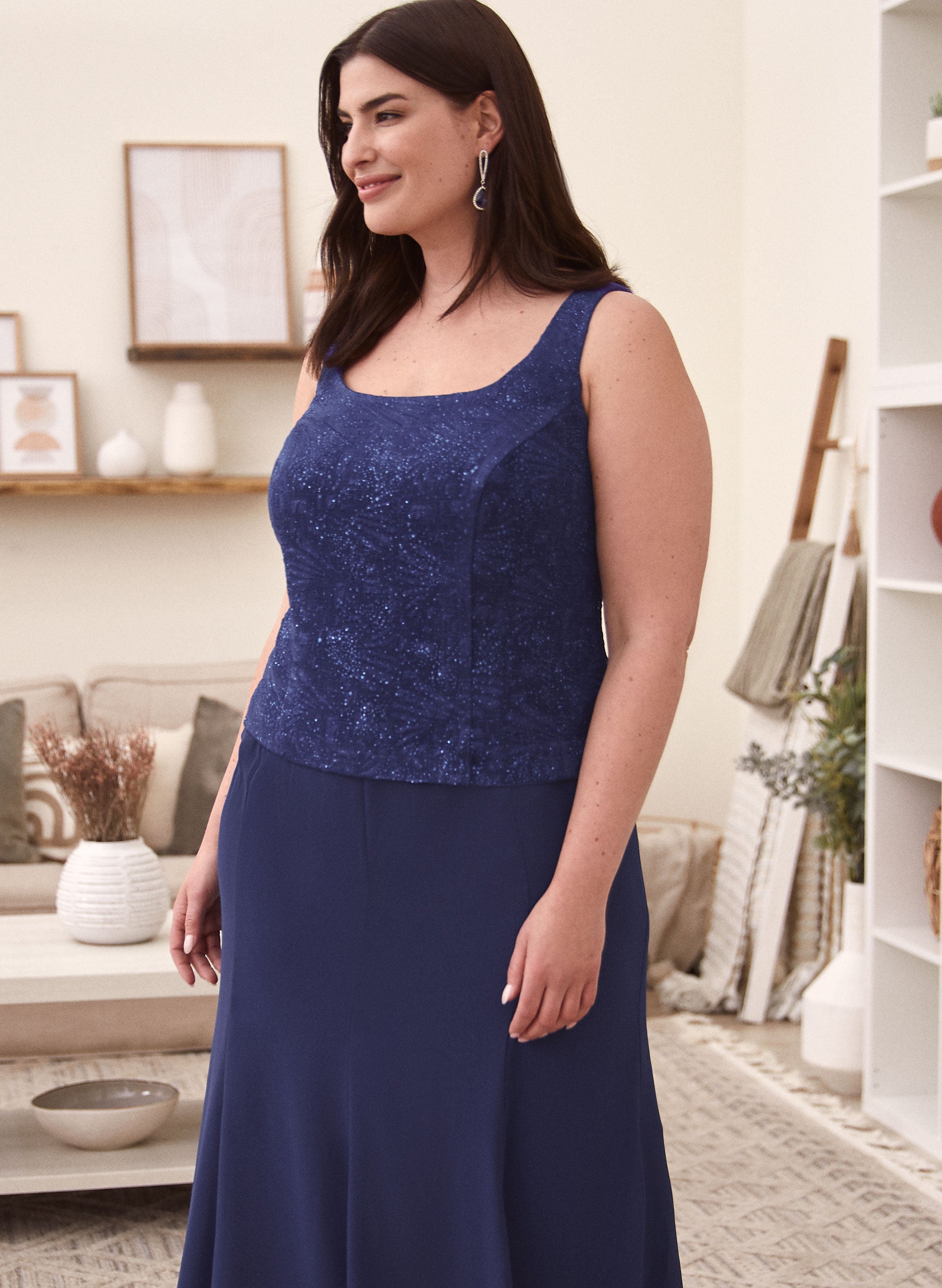 Blue two pieces hot sale