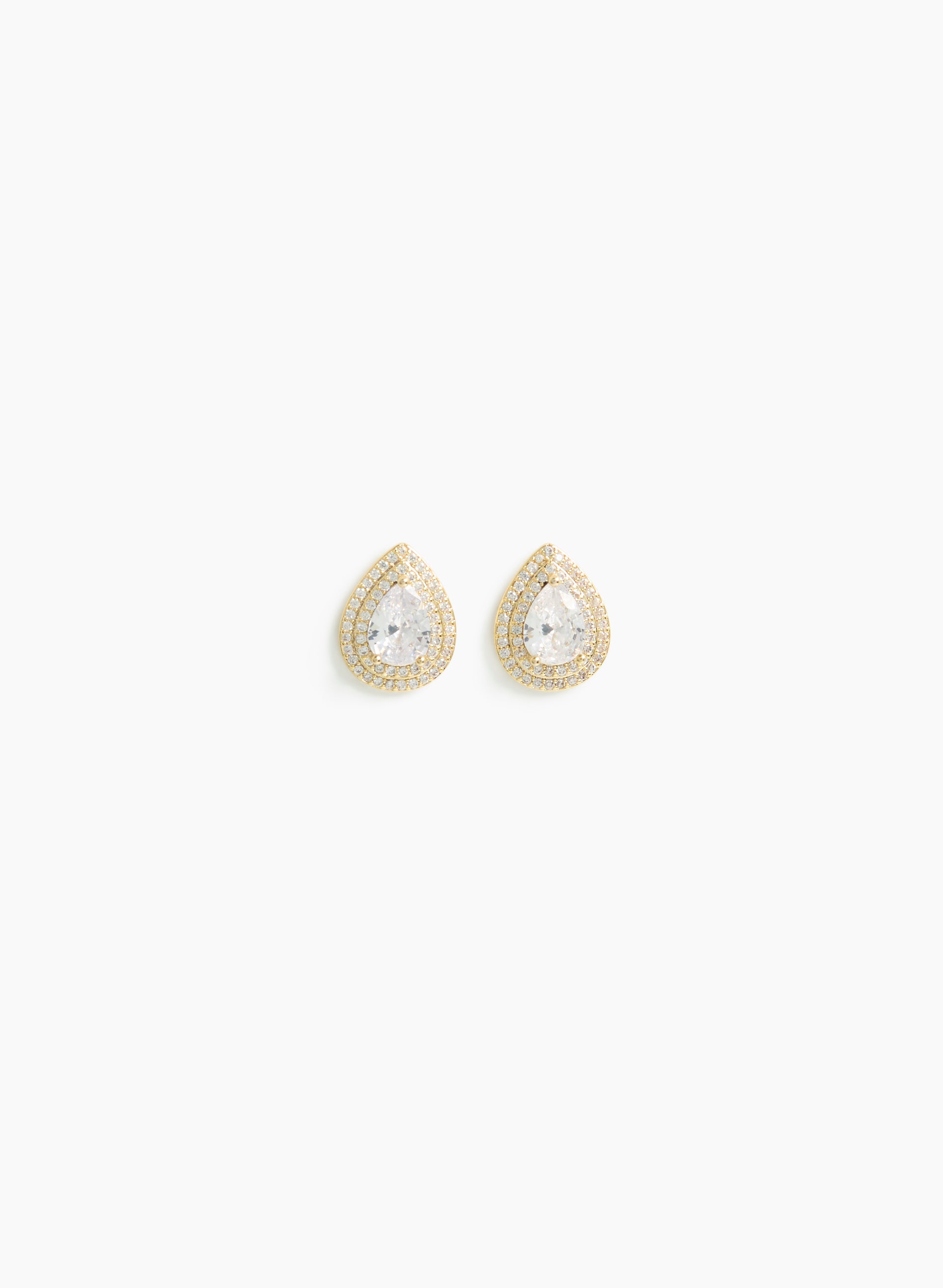 Teardrop Cubic Zirconia Earrings