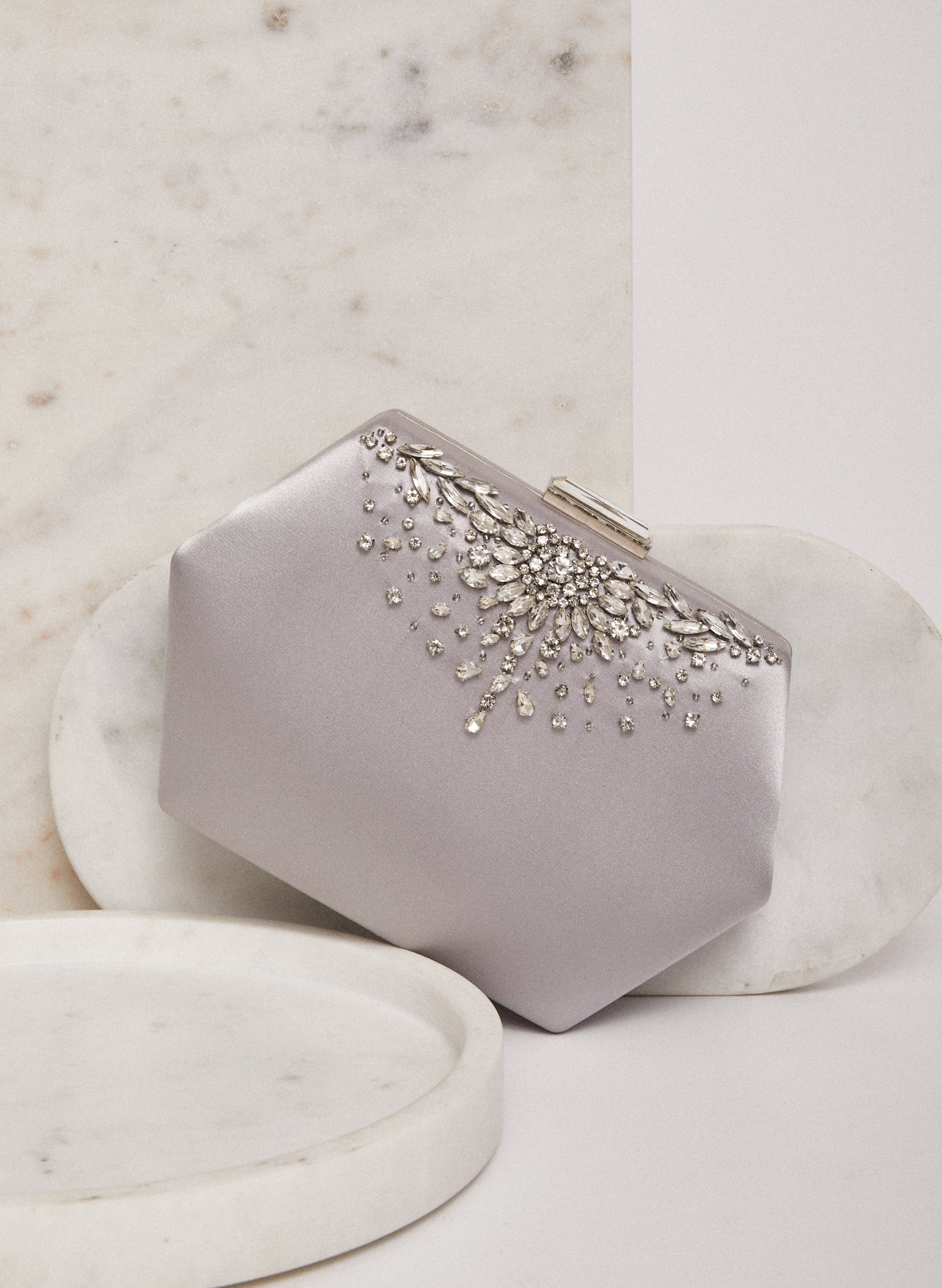 COMFORT clutch  STERLING – matte porcelain design