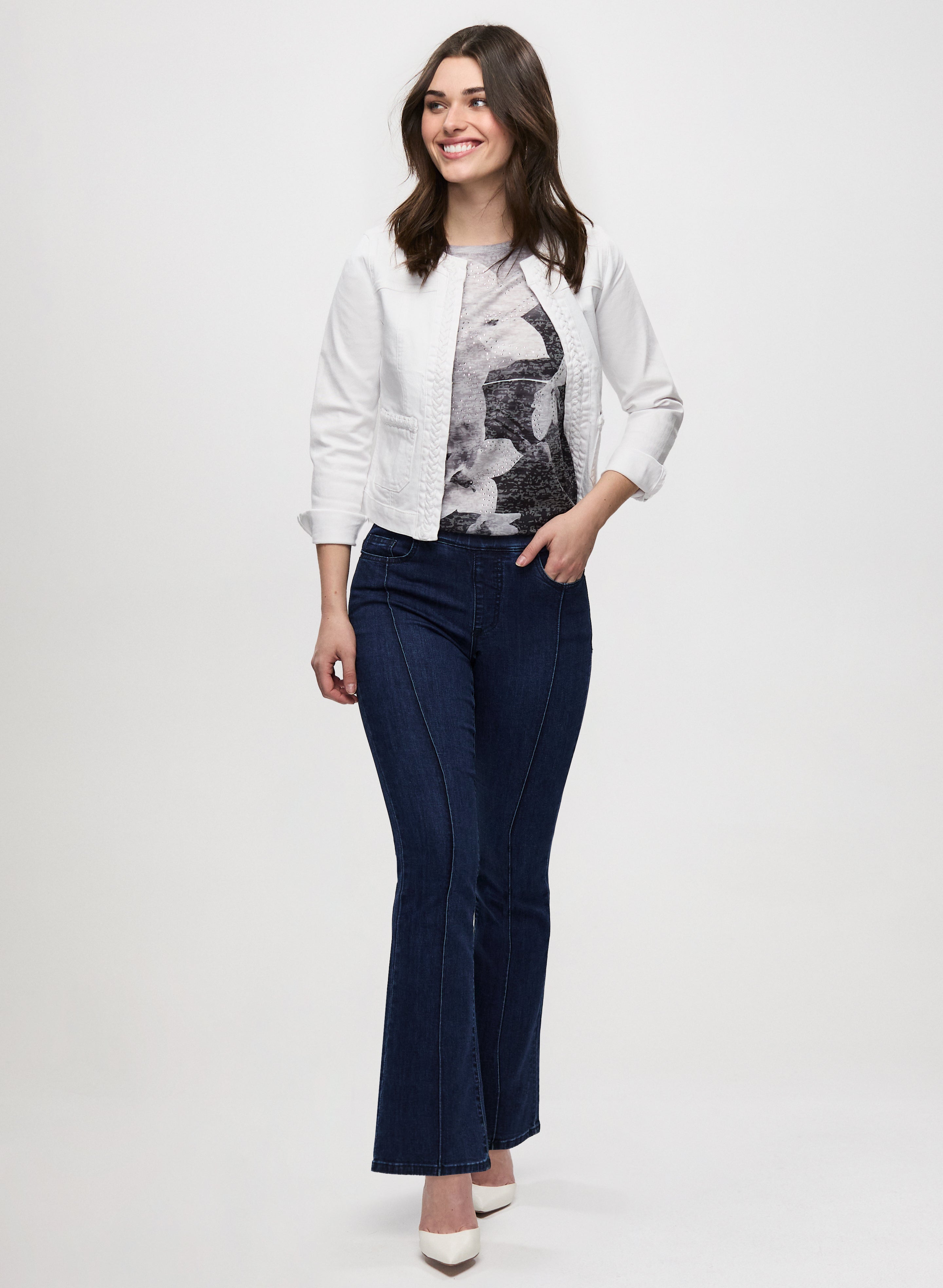 Jacket on jeans hotsell