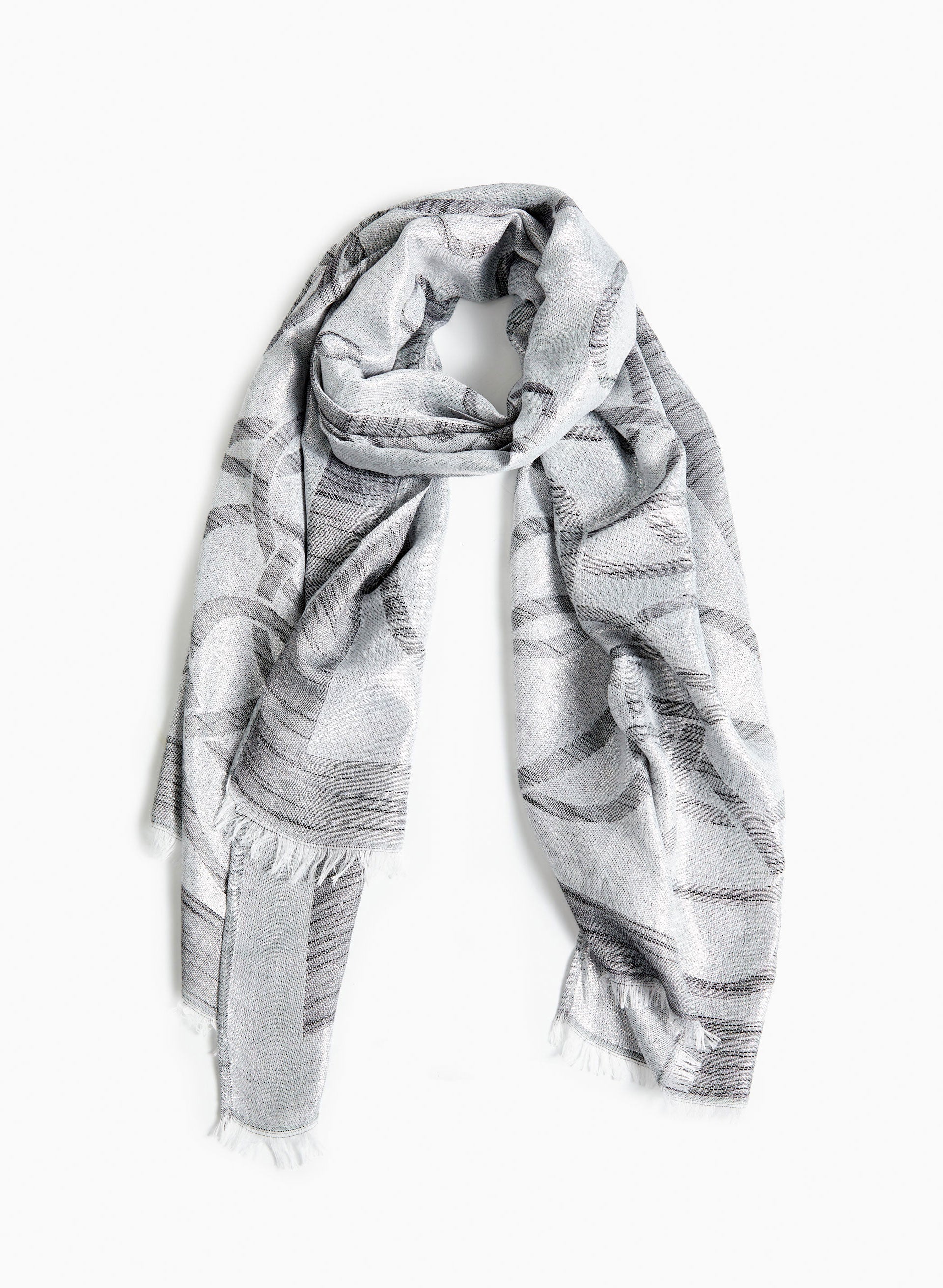 Metallic scarf outlet