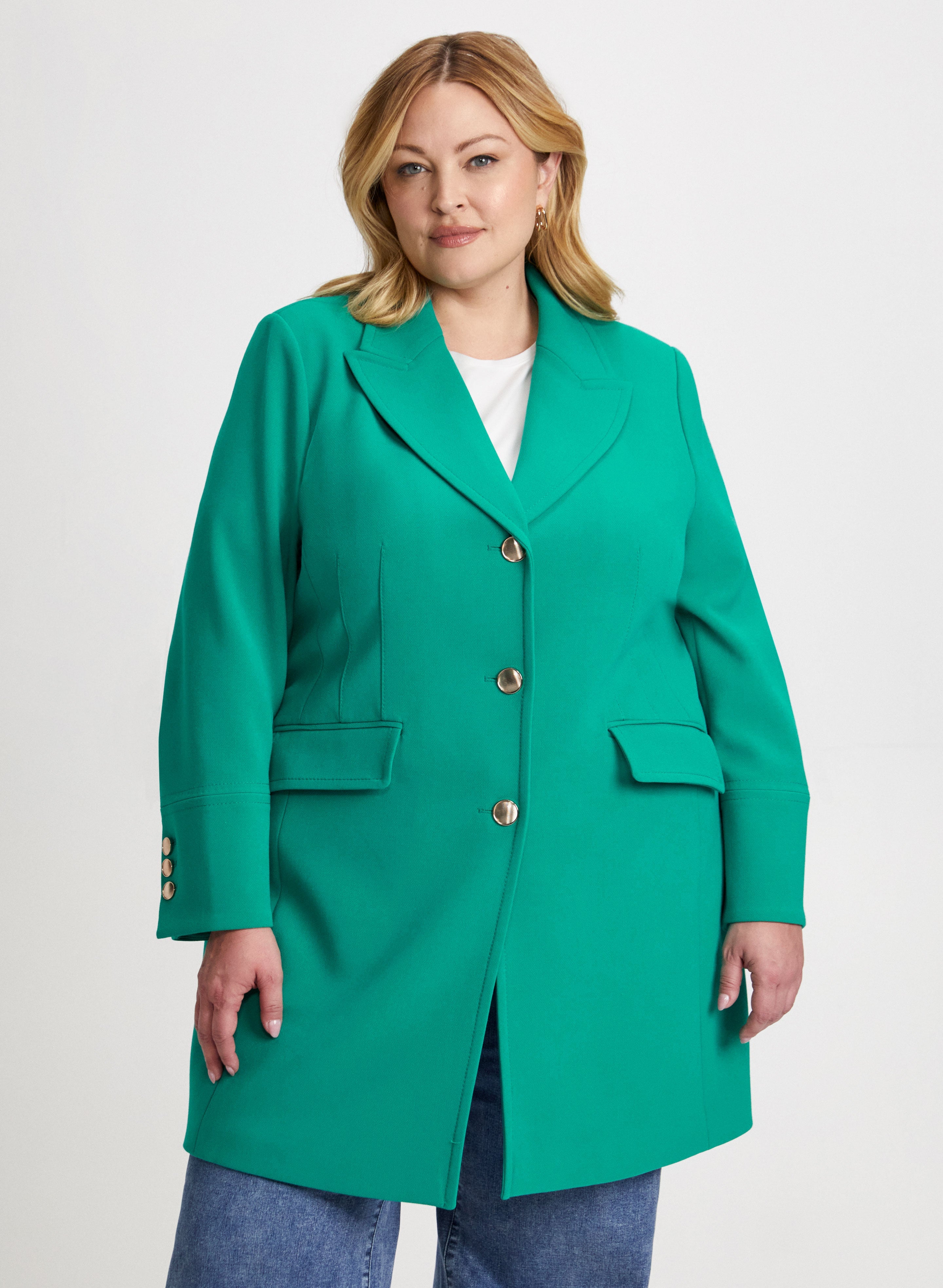 ALFANI Women's Button Lime Green Back-Pleat Trench Coat Size Medium $149