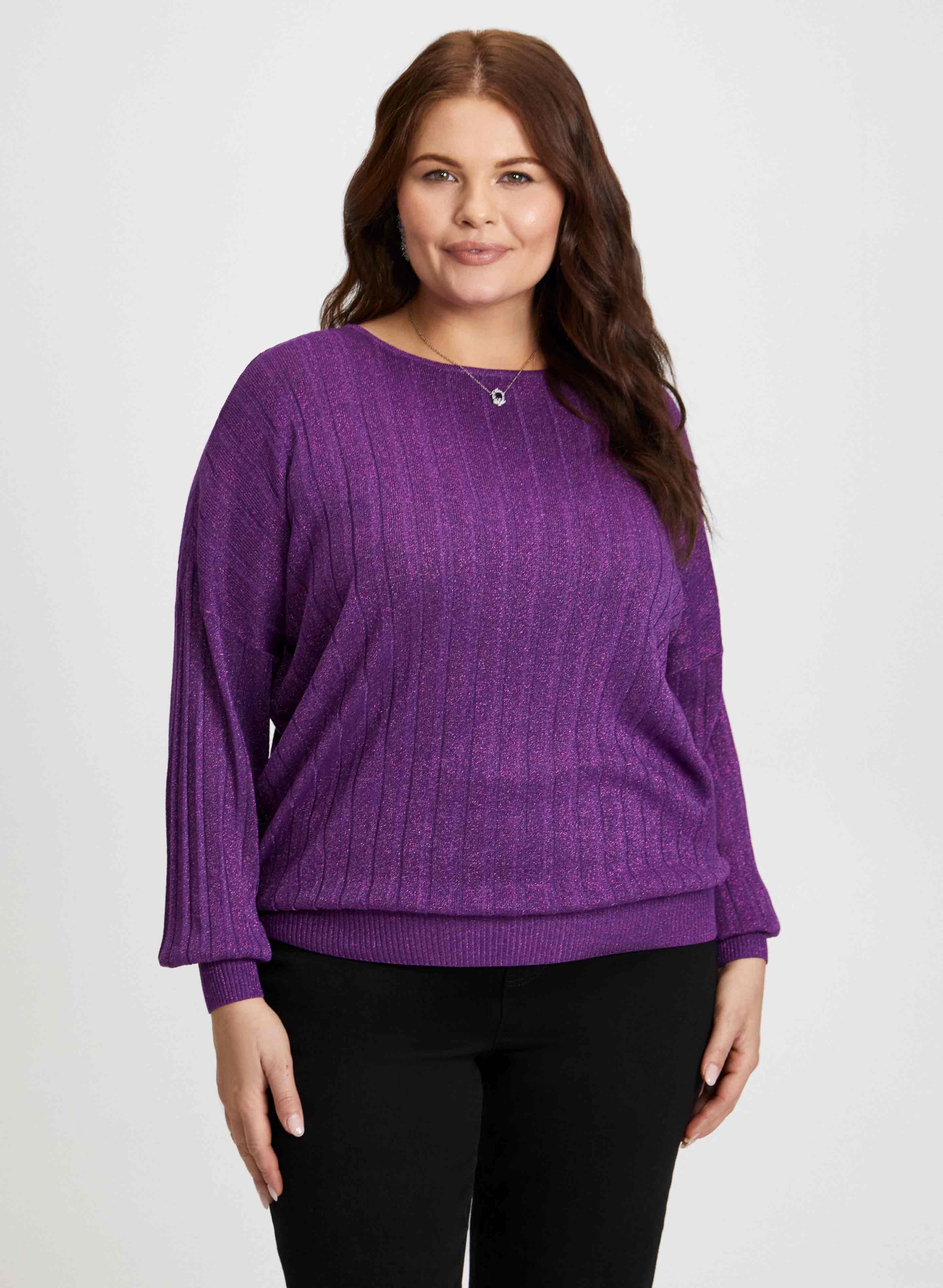 Blue and purple sweater store